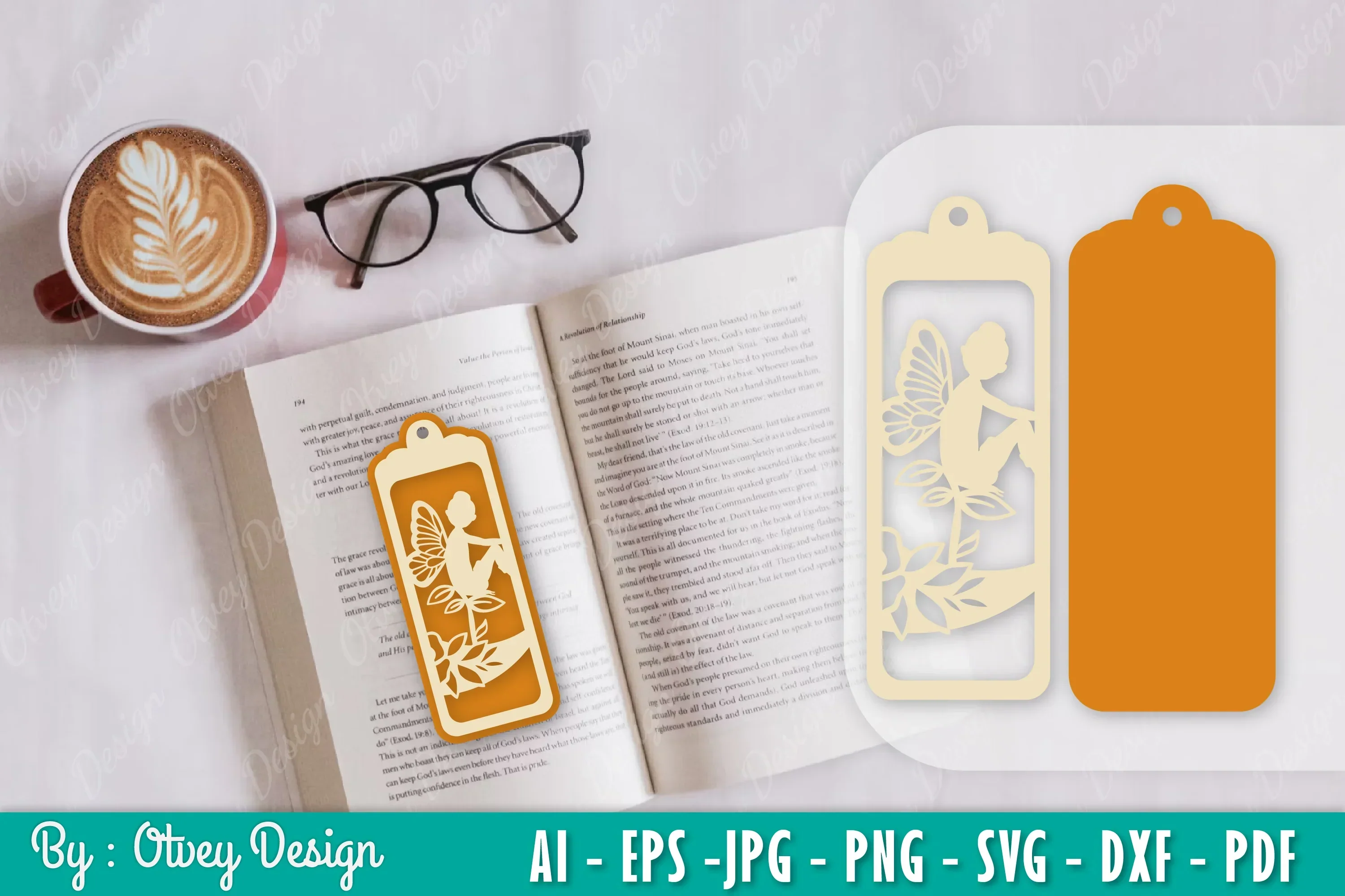 Fairy Bookmark SVG Bundle