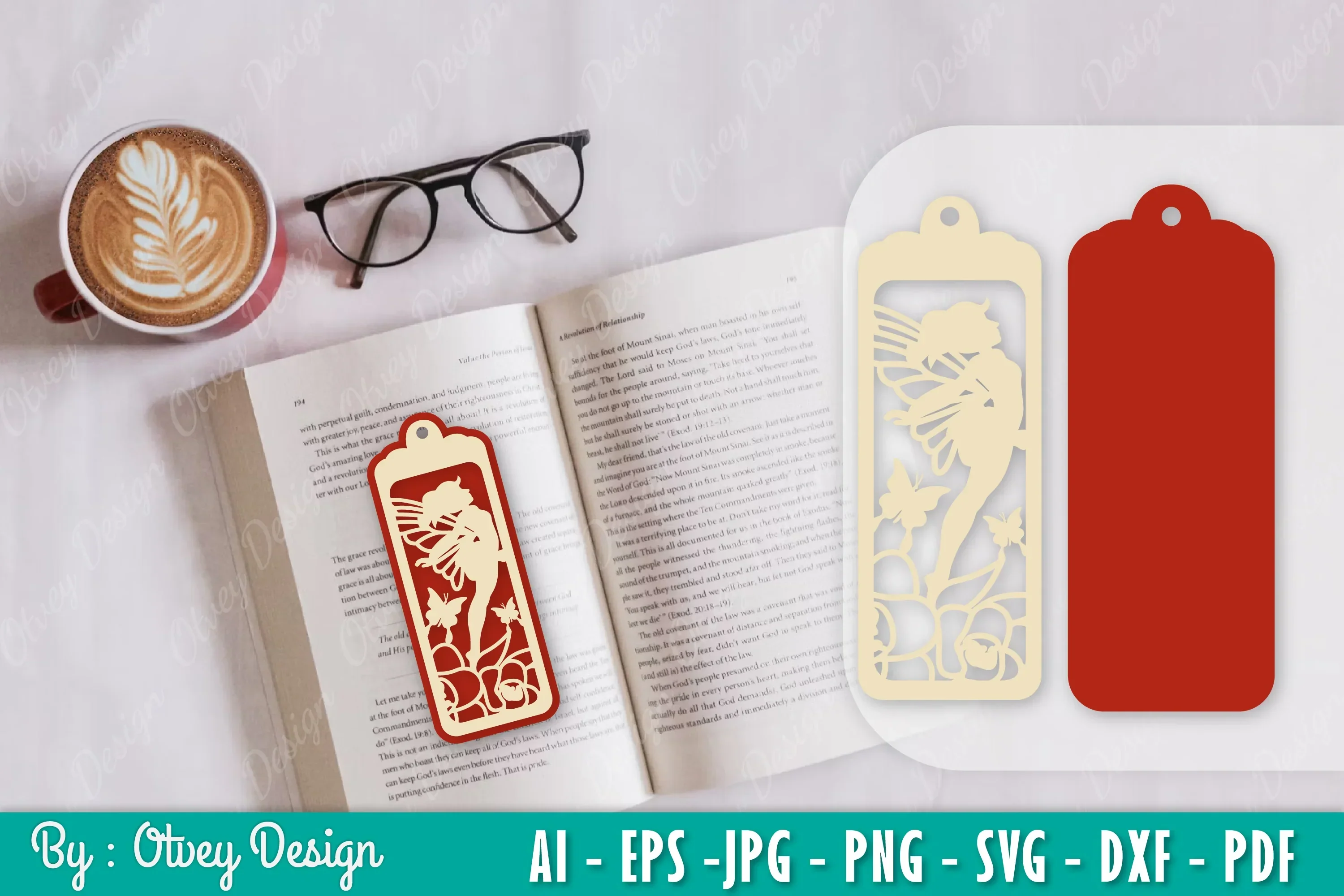 Fairy Bookmark SVG Bundle