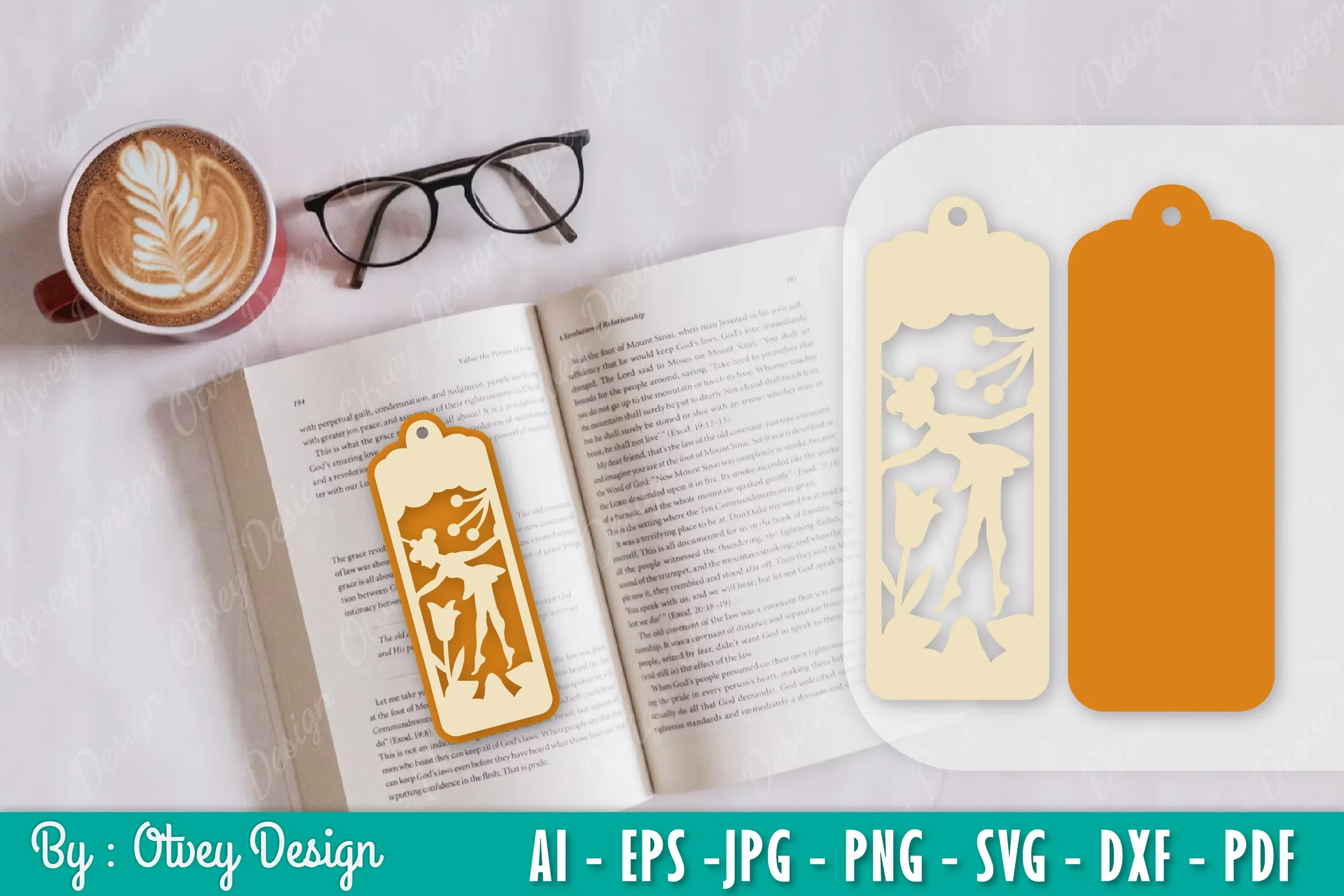 Fairy Bookmark SVG Bundle