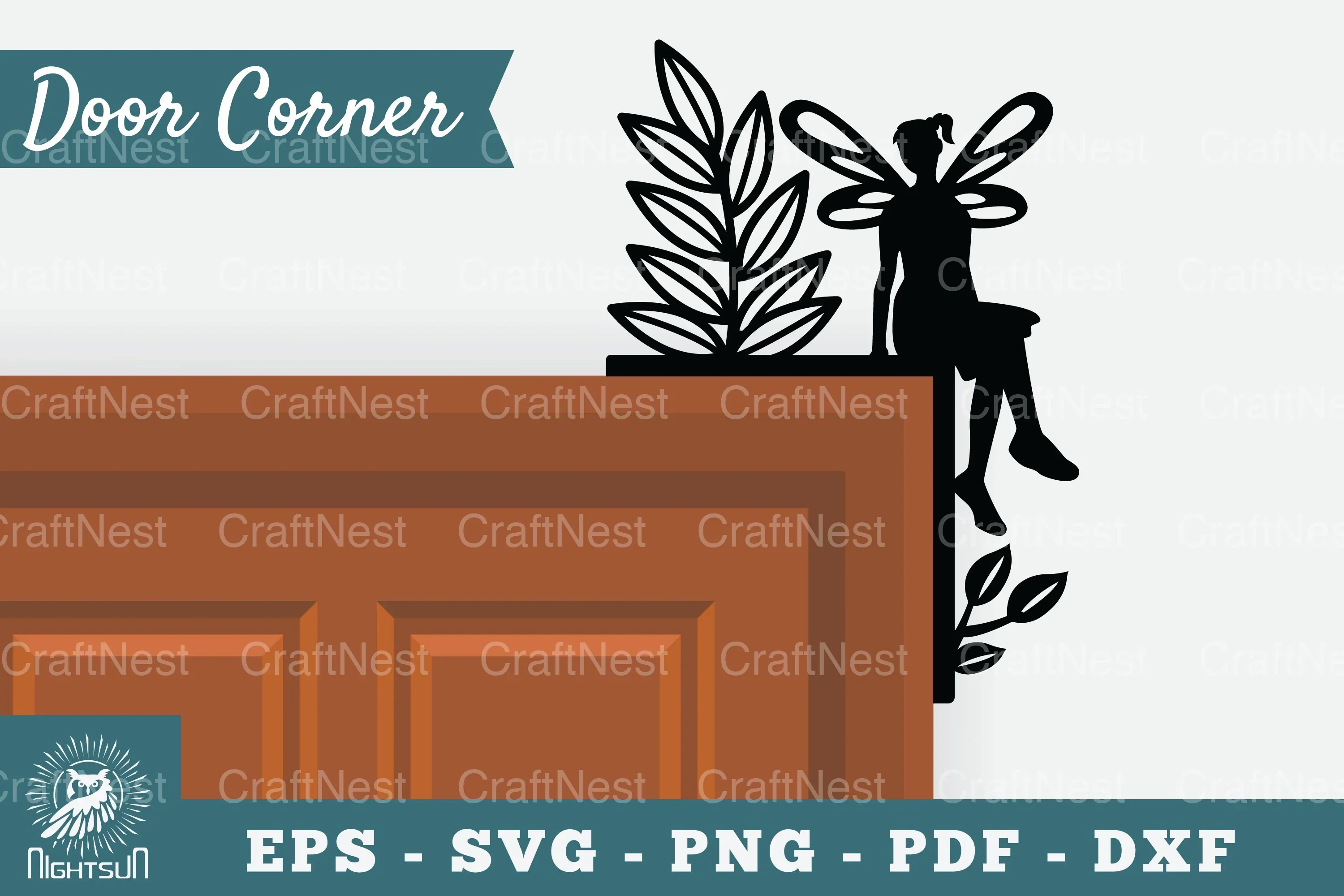 Fairy Door Corner SVG Bundle