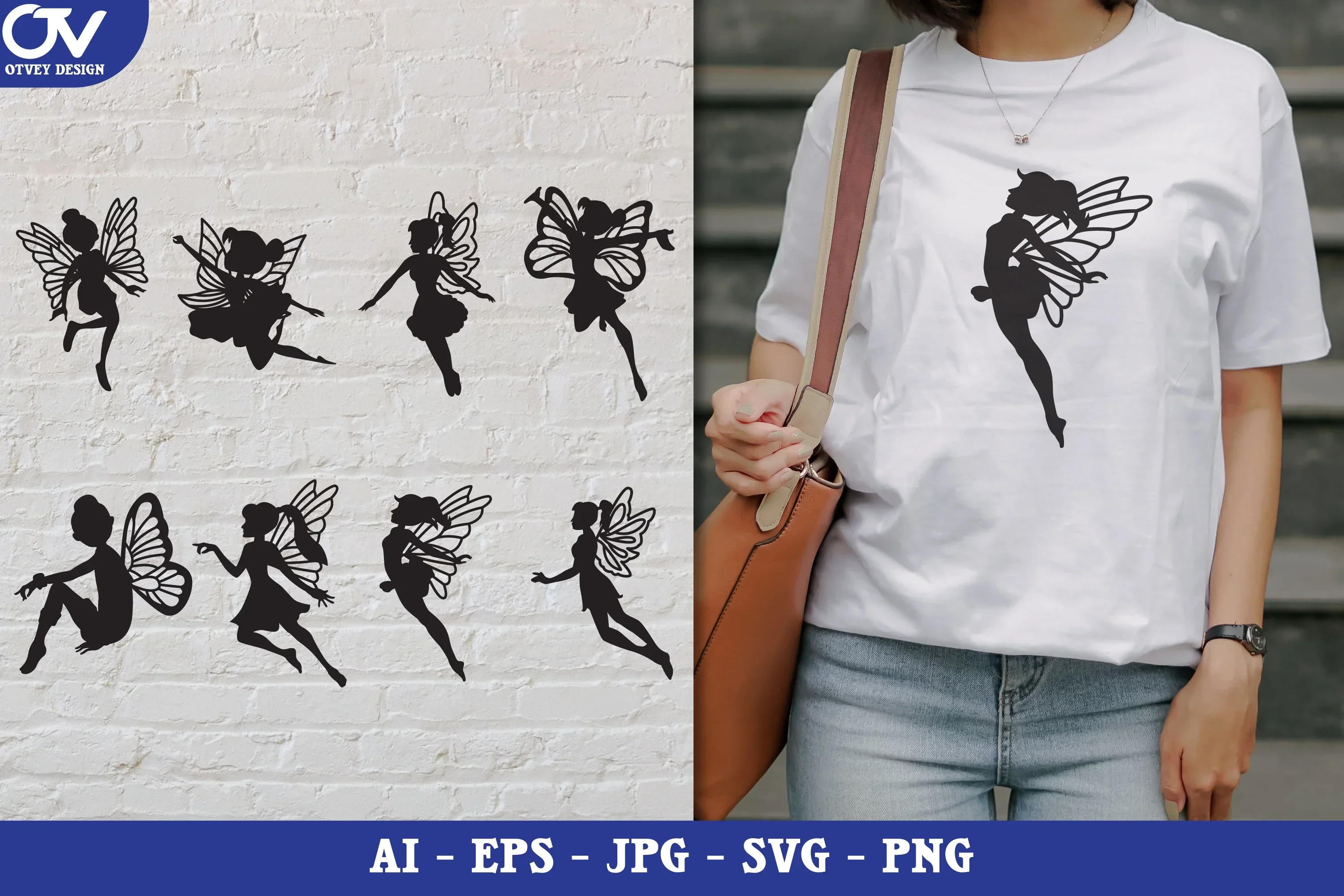 Fairy Silhouette SVG Bundle Collection - Image 2