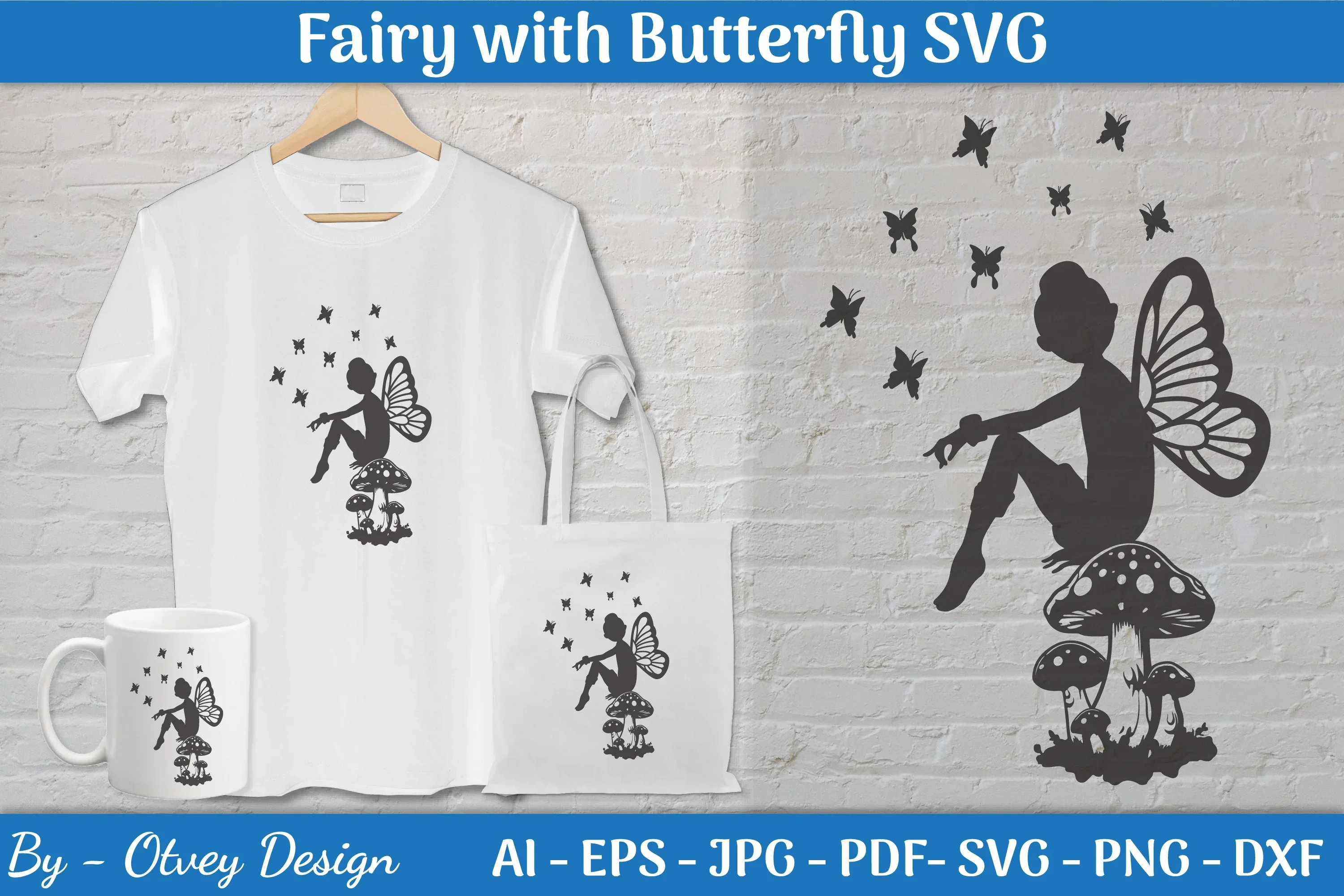 Fairy with Butterfly SVG Bundle