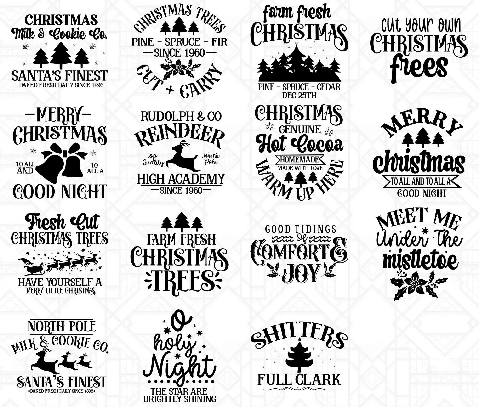 Farmhouse Christmas SVG - Image 2