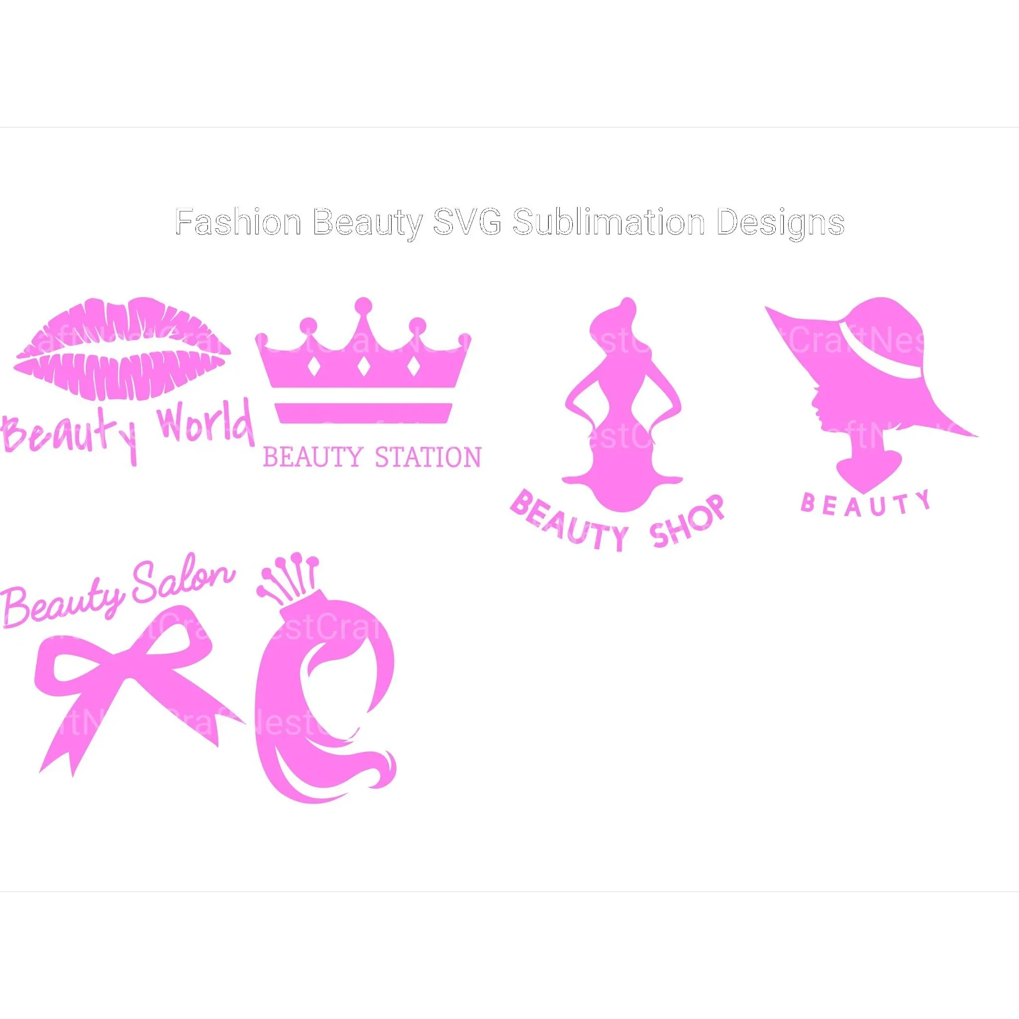 Fashion Beauty SVG - Image 3