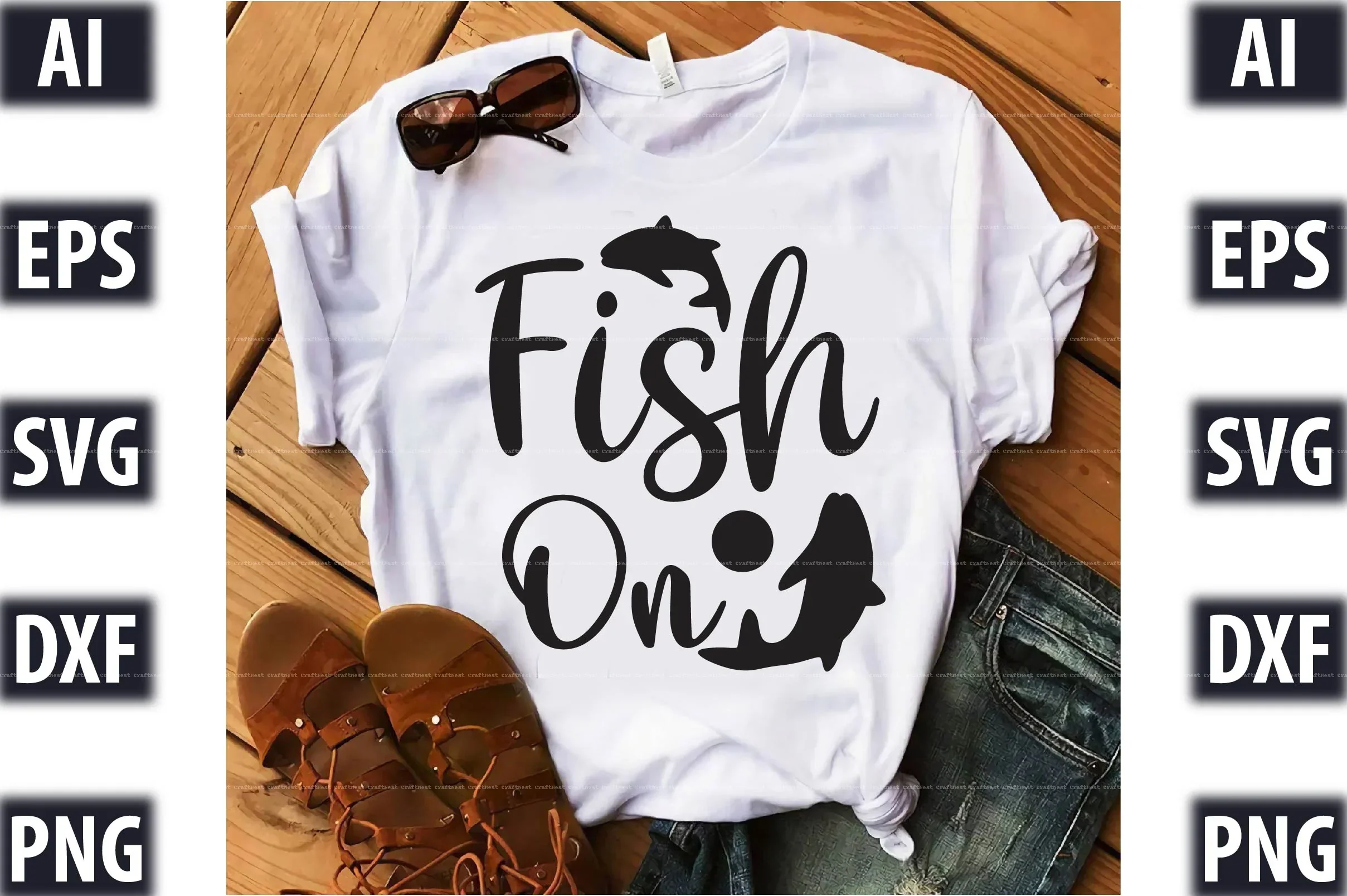 Fishing Design SVG Bundle - Image 5
