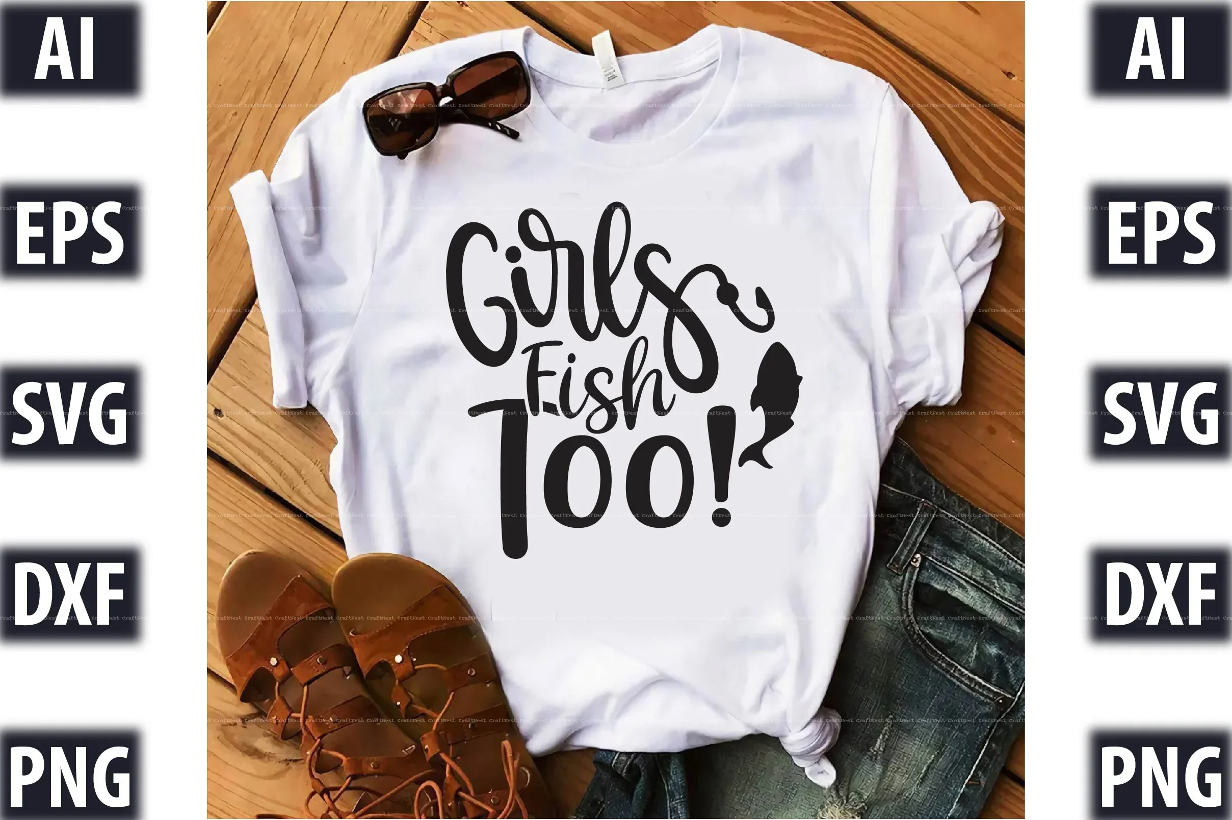 Fishing Design SVG Bundle - Image 7