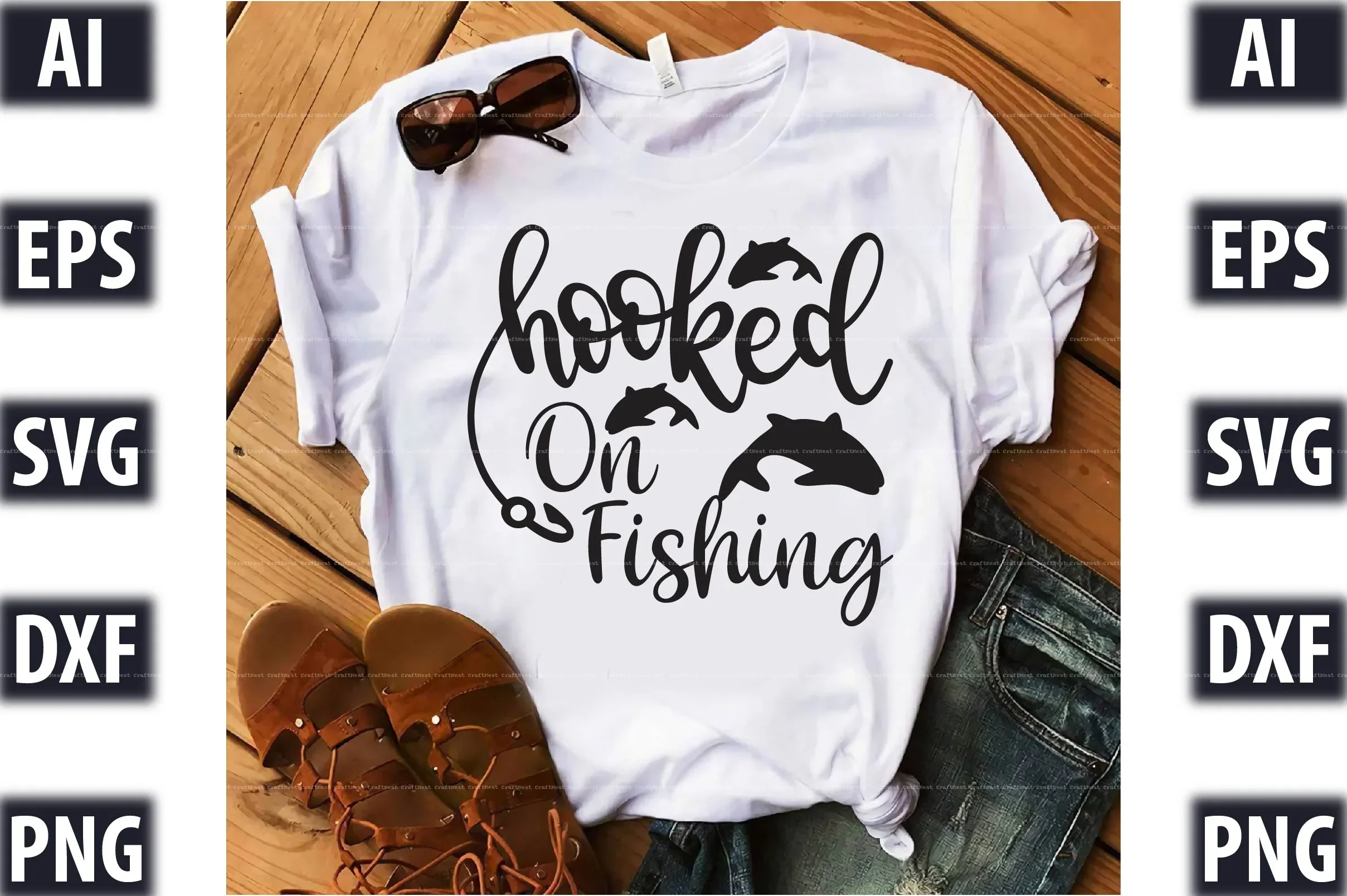 Fishing Design SVG Bundle - Image 8