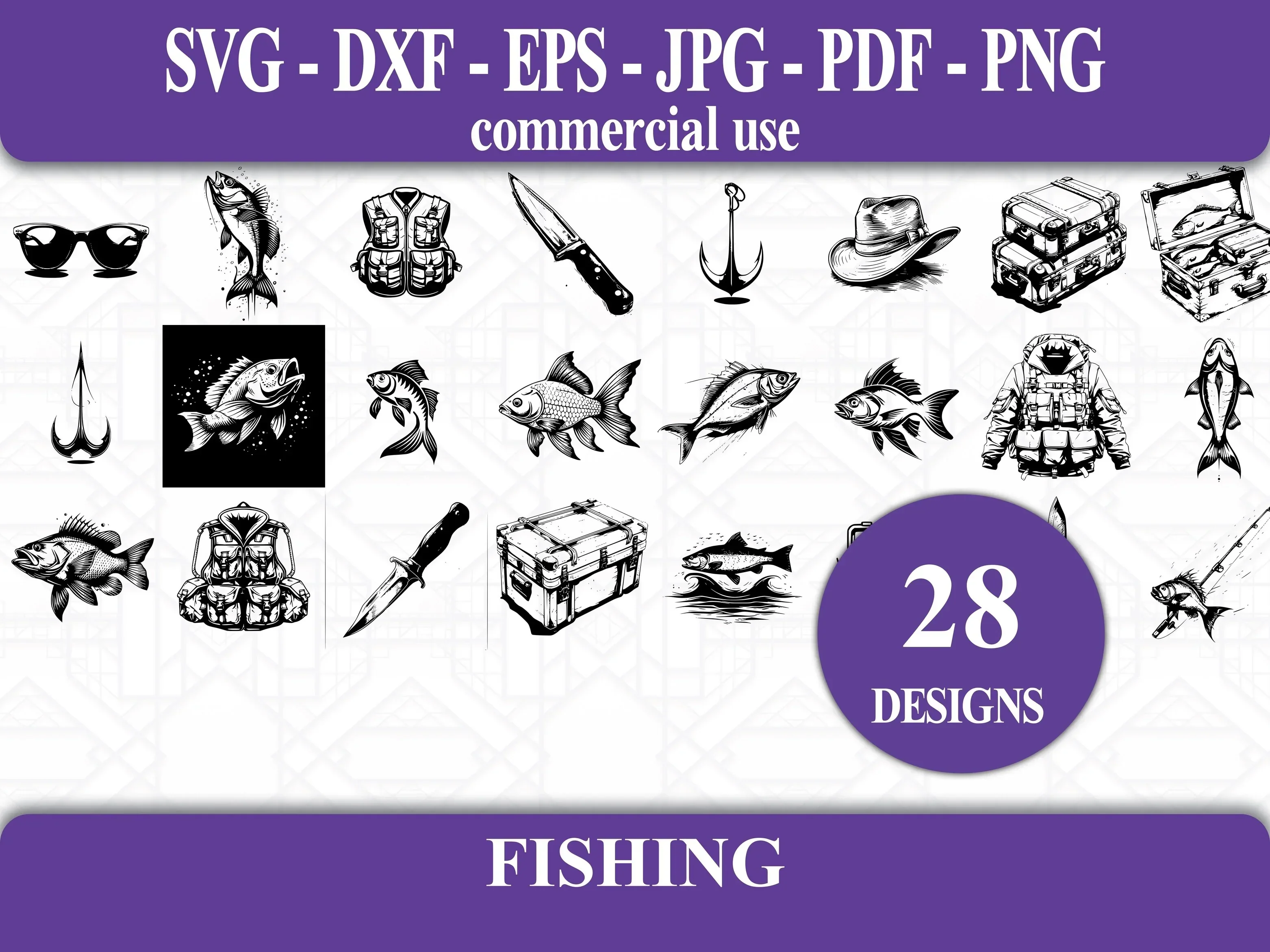 Fishing SVG Bundle