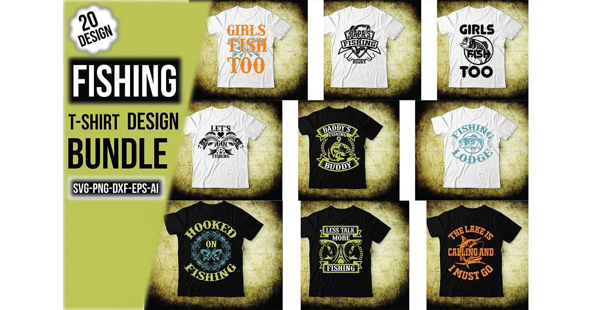 Fishing T-Shirt Bundle