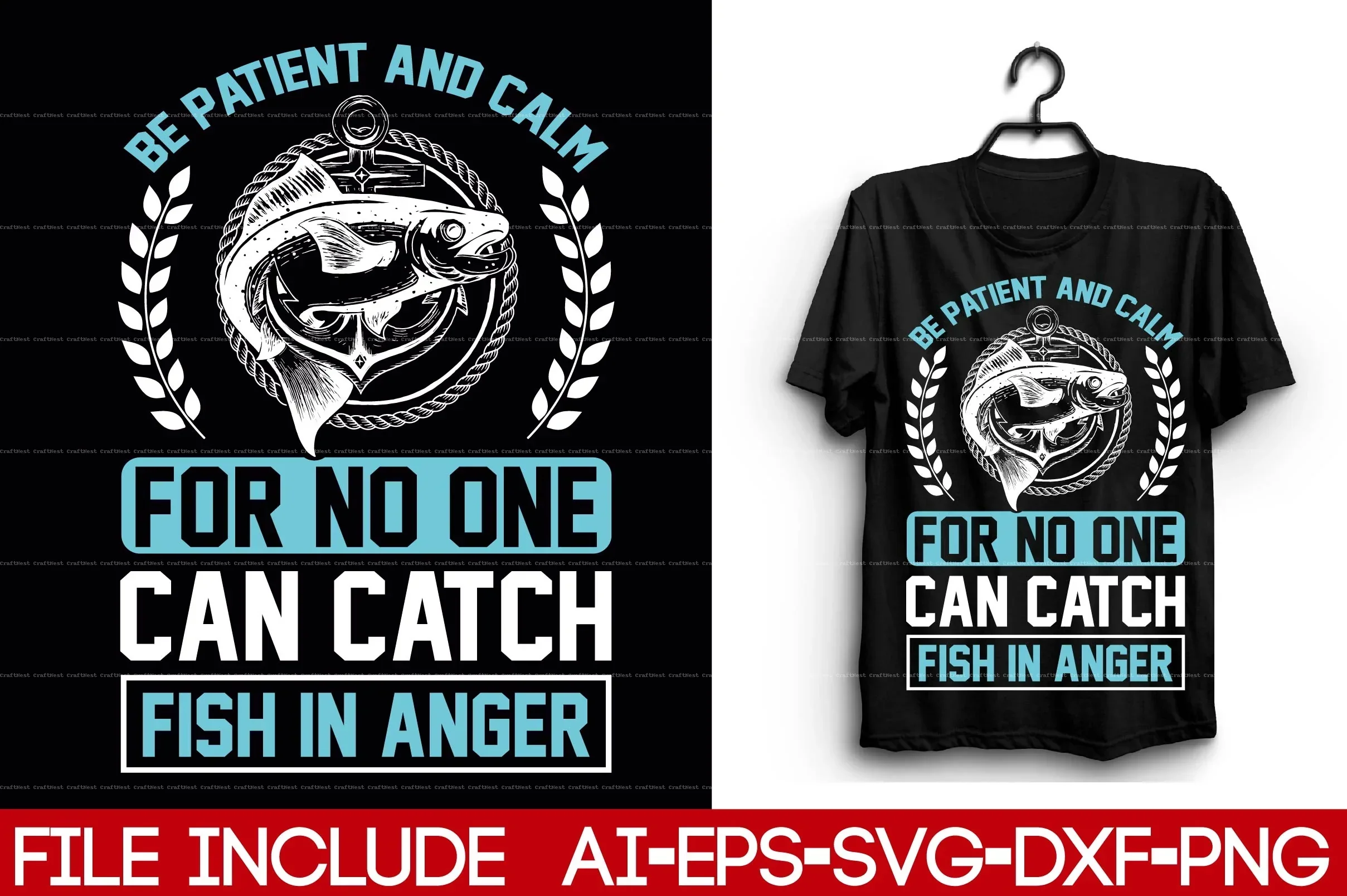 Fishing T-Shirt Design SVG Bundle - Image 8