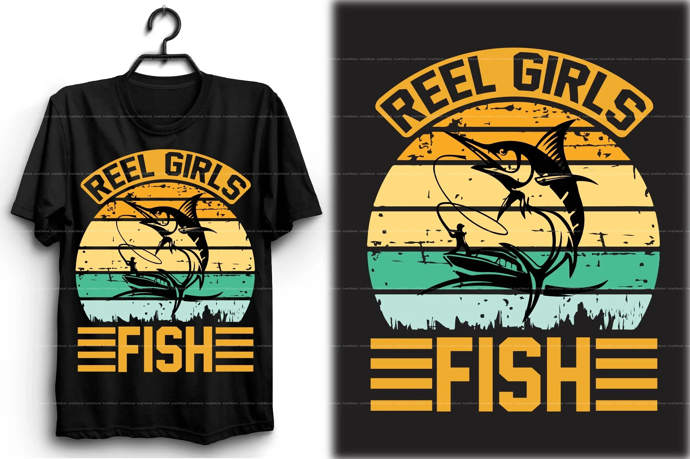 Fishing T-Shirt Design SVG Bundle - Image 10