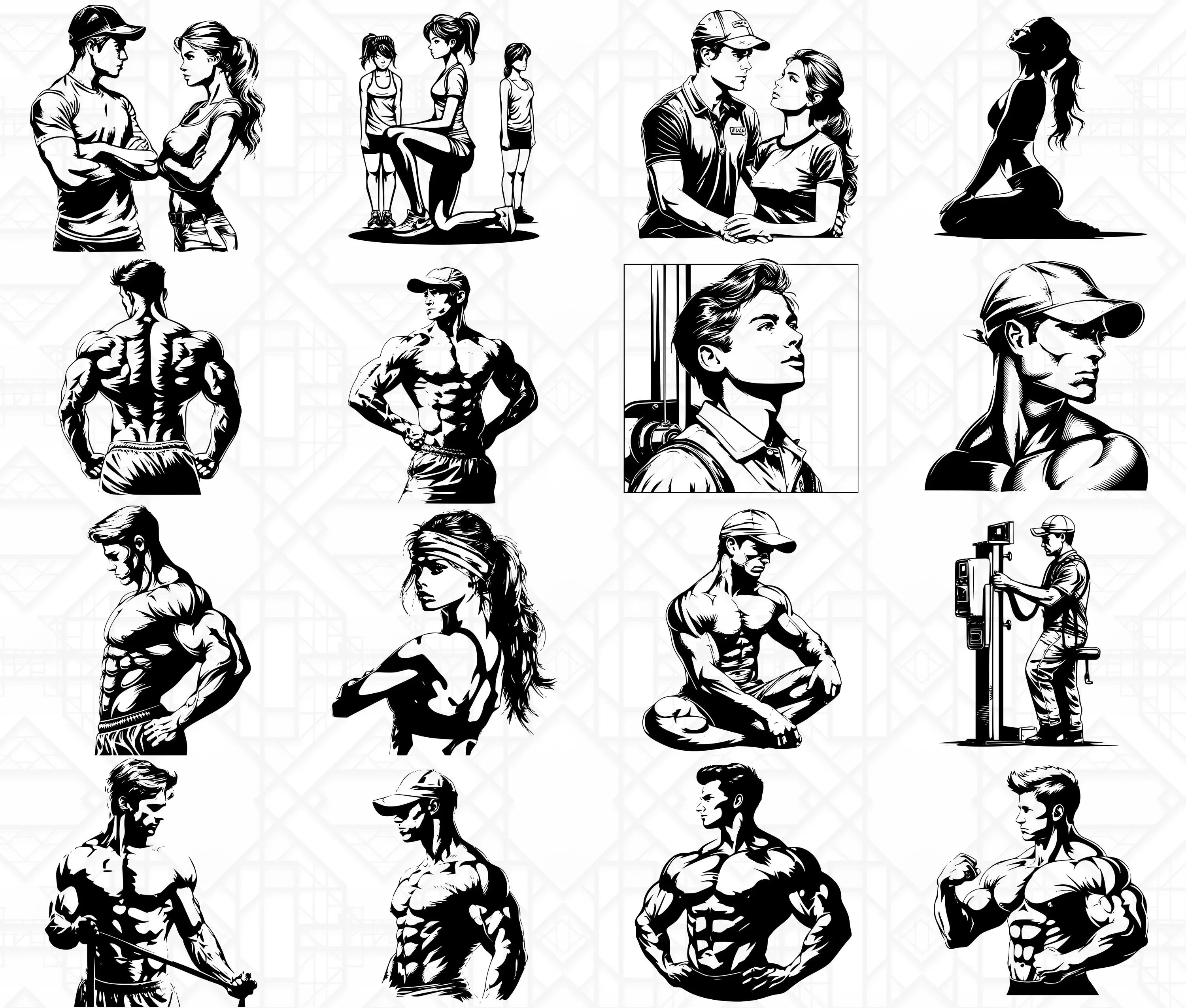 Fitness Trainer SVG Bundle - Image 4