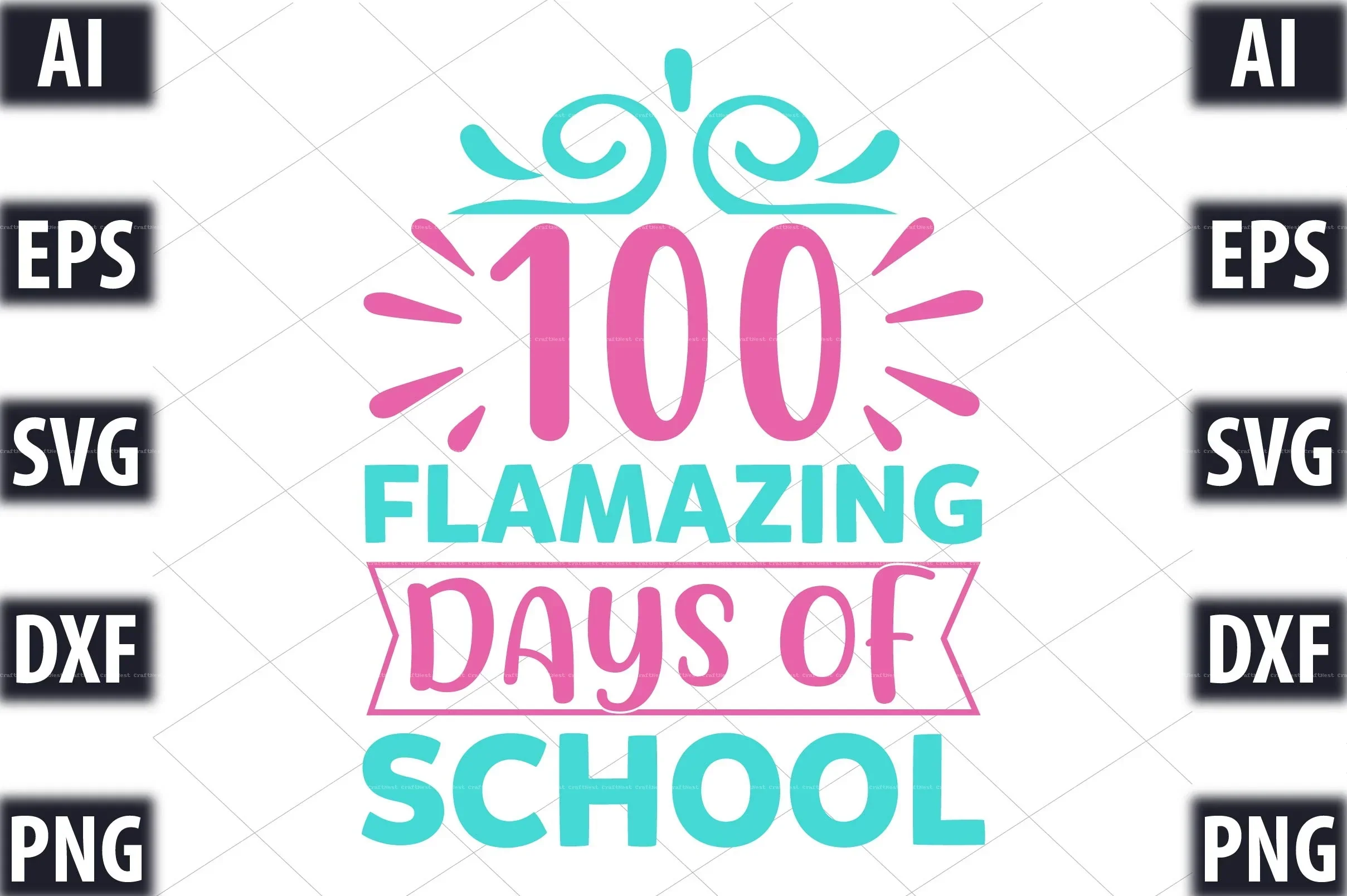 Flamingo Design SVG Bundle - Image 5