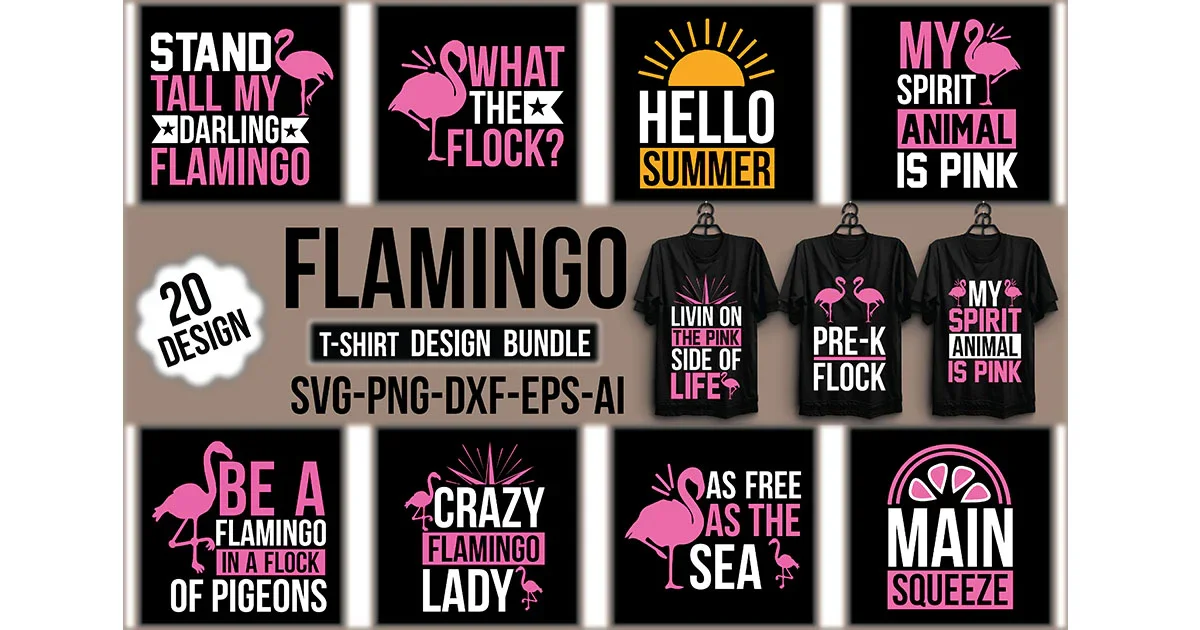 Flamingo T-Shirt Bundle