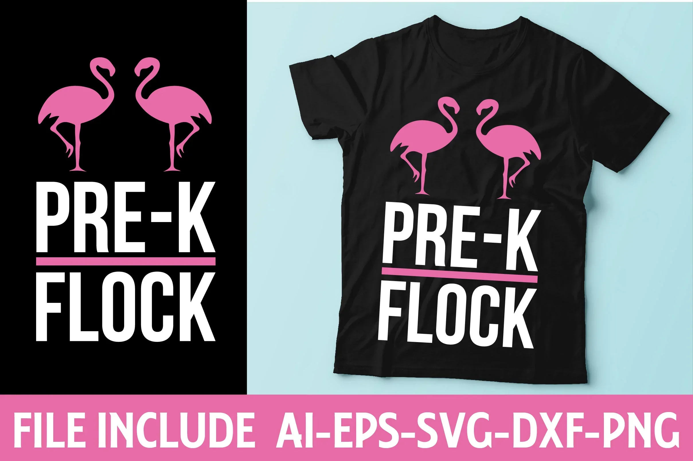 Flamingo T-Shirt Bundle - Image 2