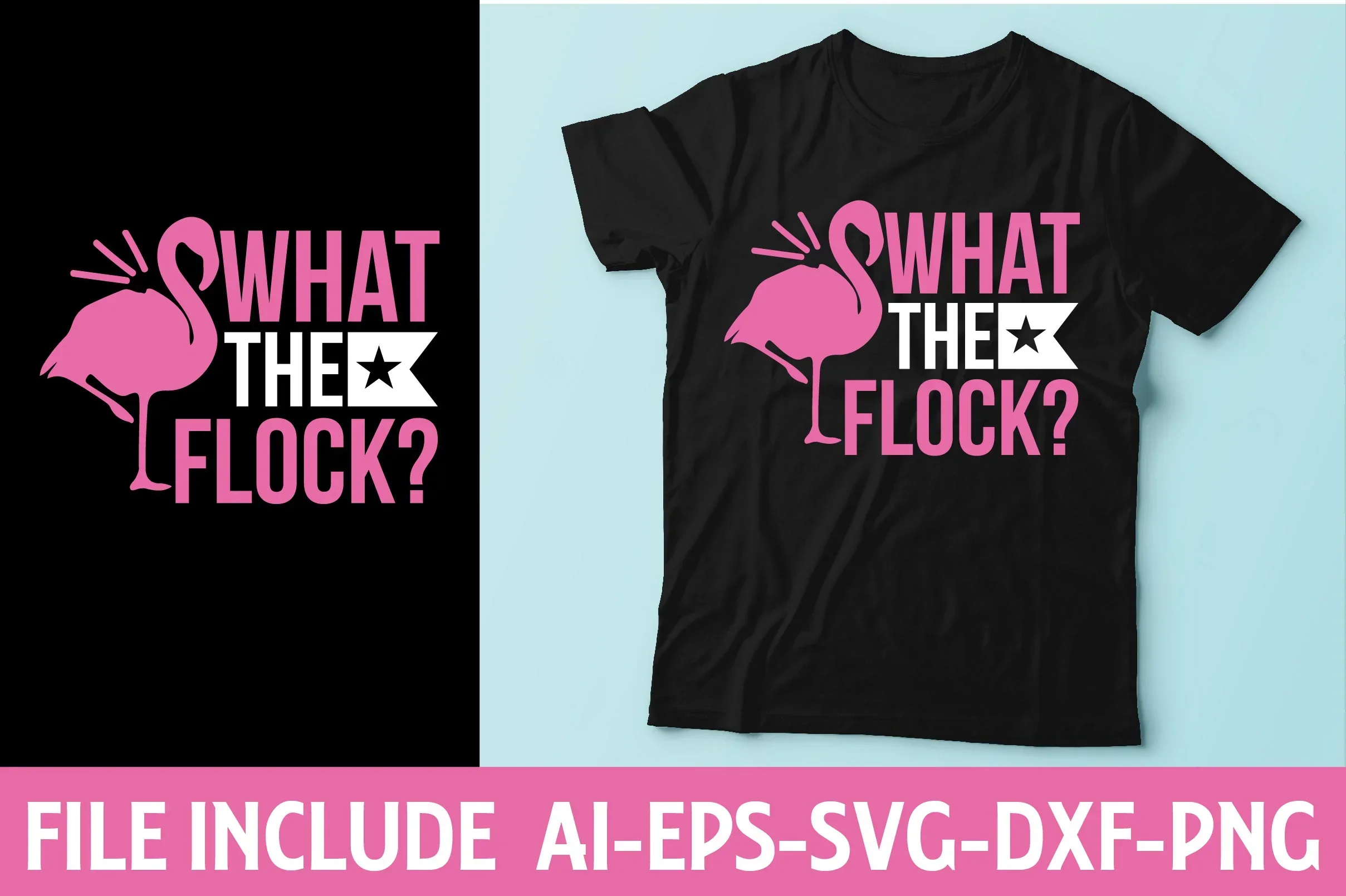 Flamingo T-Shirt Bundle - Image 5
