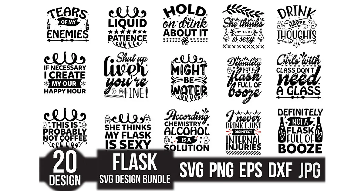 Flask SVG Bundle