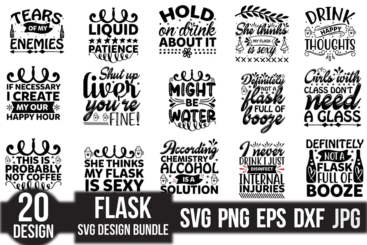 Flask SVG Bundle - Image 3