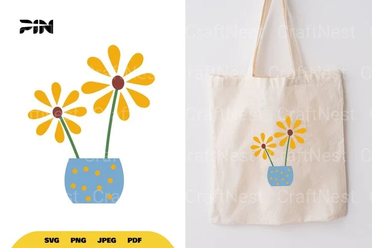 Flat Flower Illustration SVG Bundle