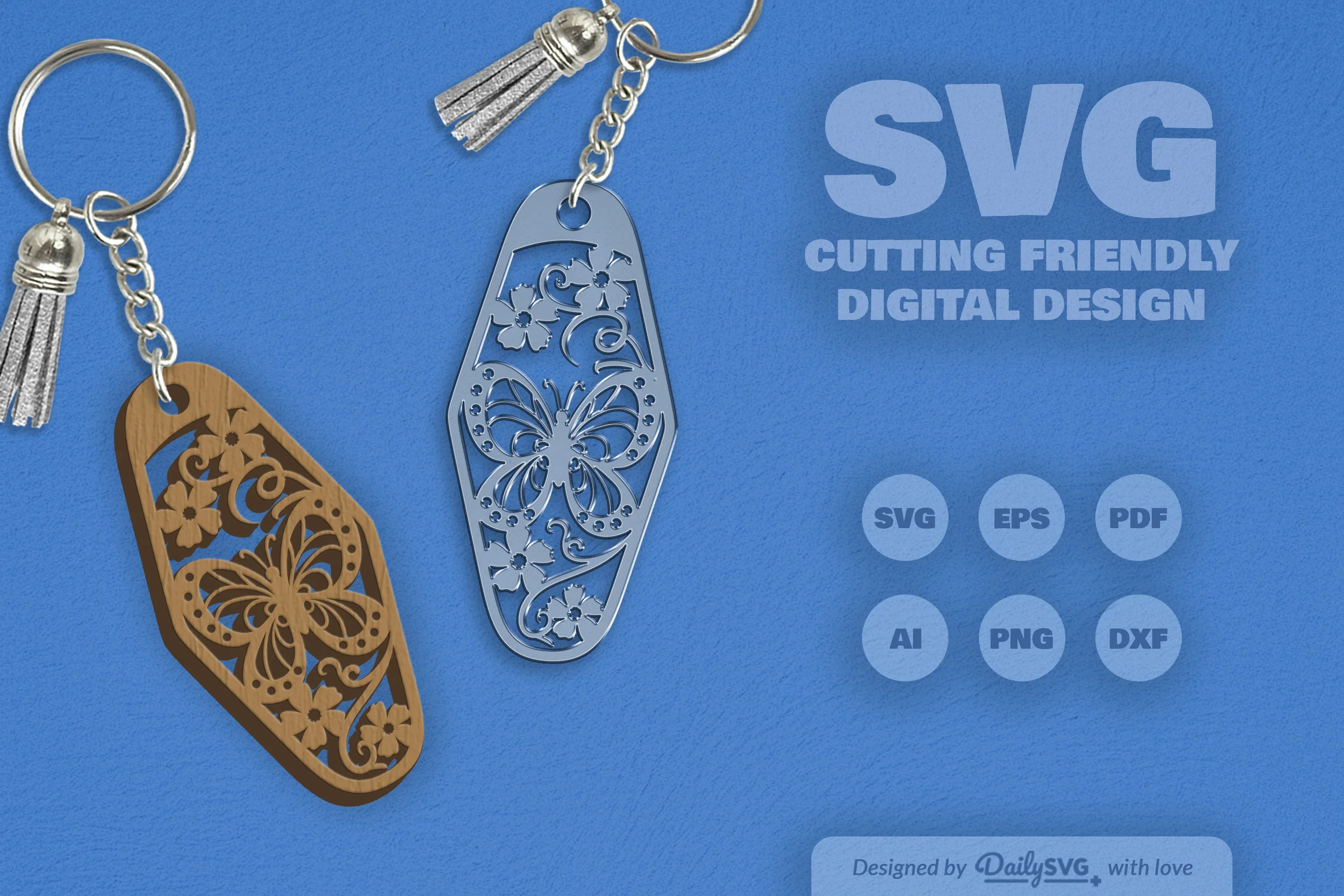 Floral Butterfly Motel SVG Bundle - Image 2