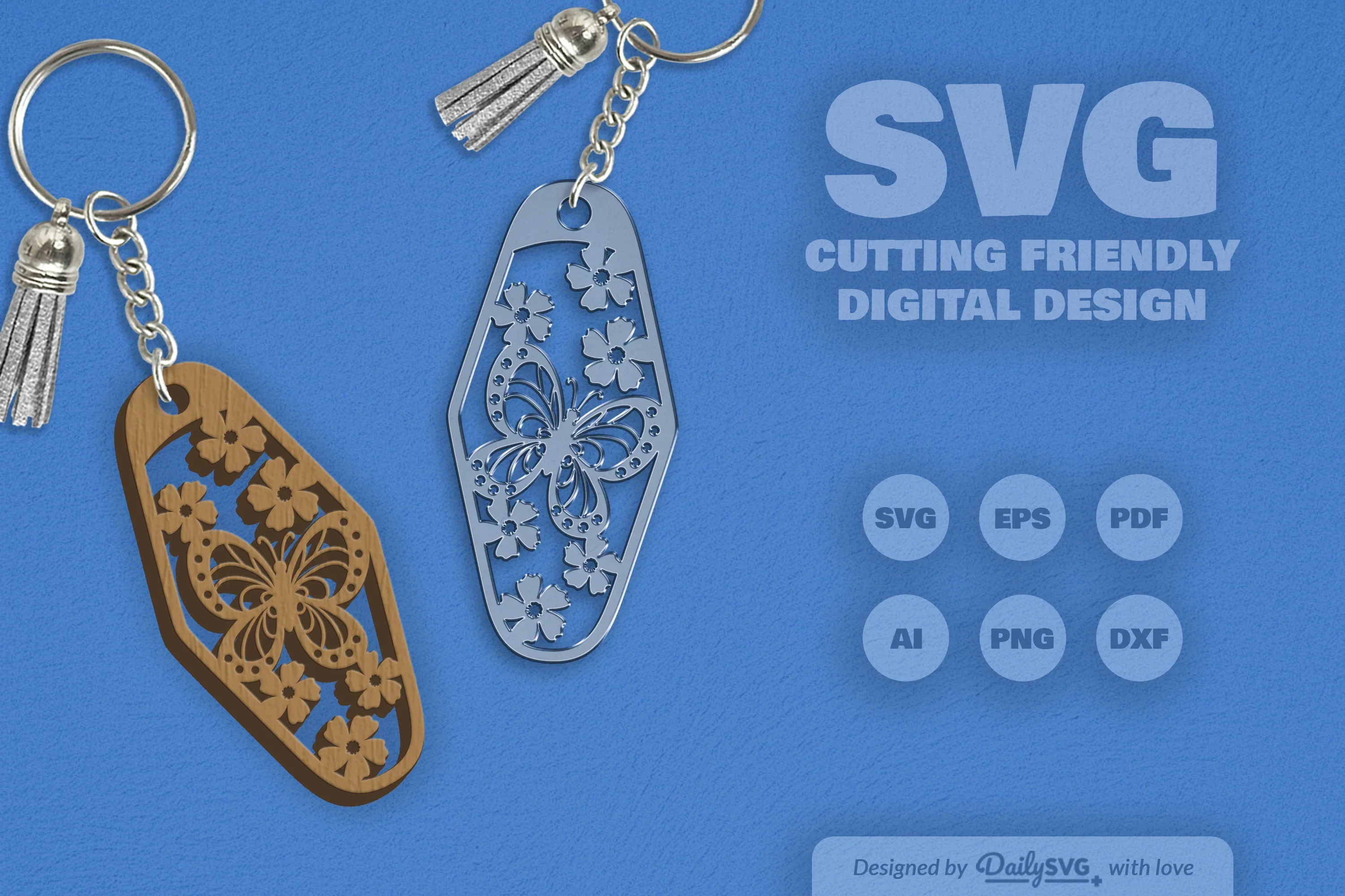 Floral Butterfly Motel SVG Bundle - Image 2