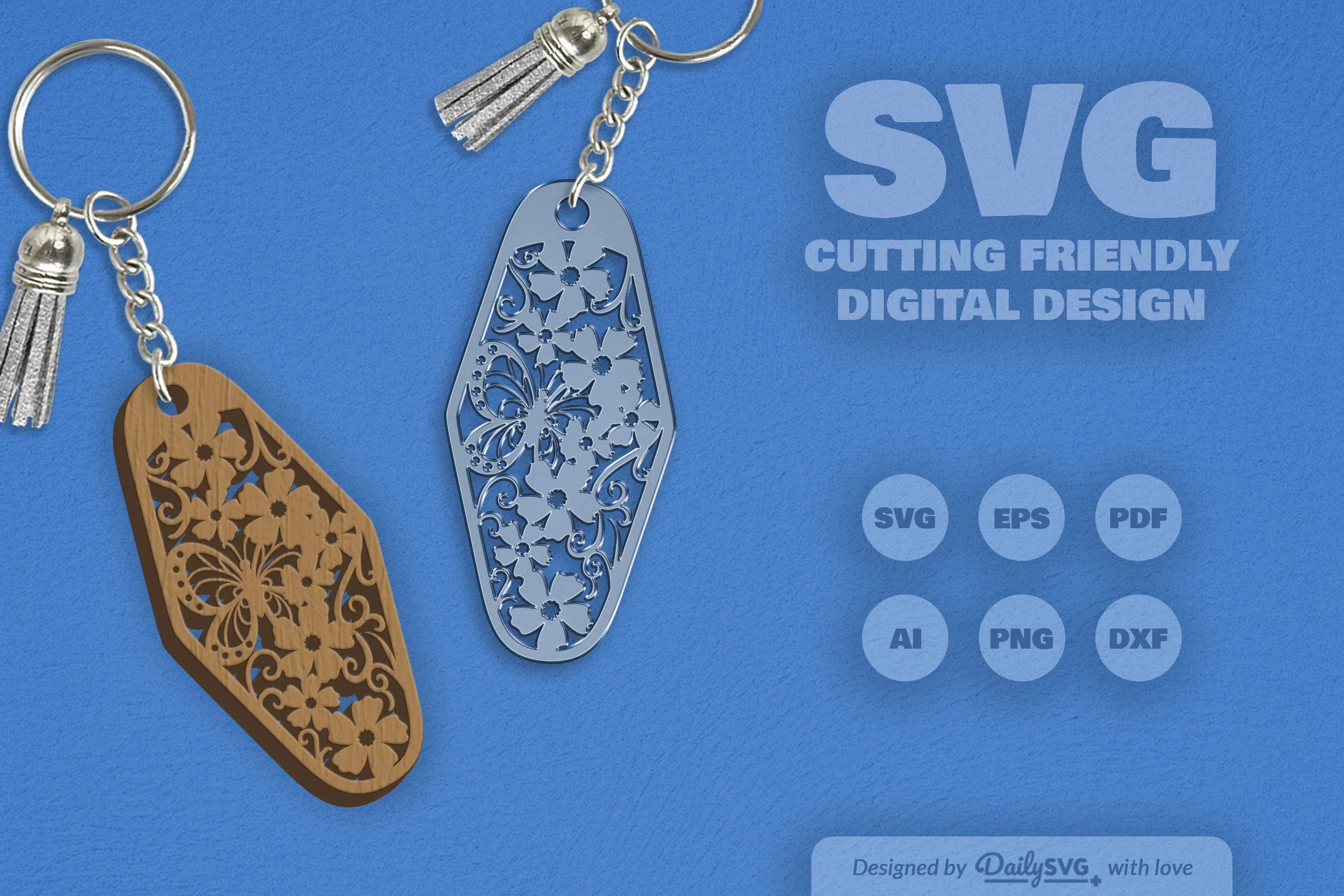 Floral Butterfly Motel SVG Bundle - Image 2