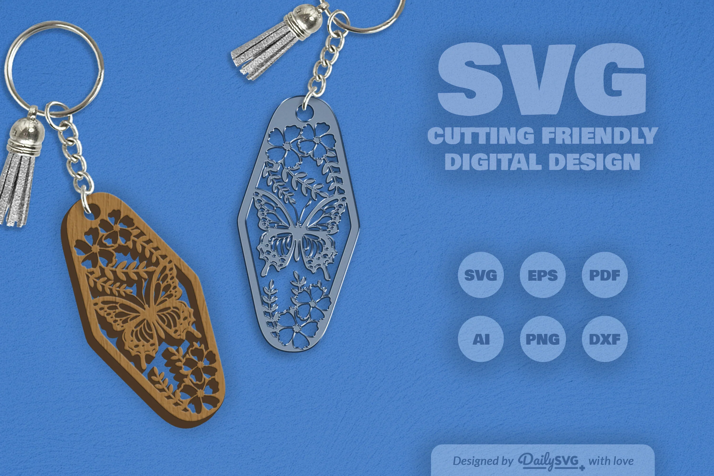 Floral Butterfly Motel SVG Bundle - Image 2