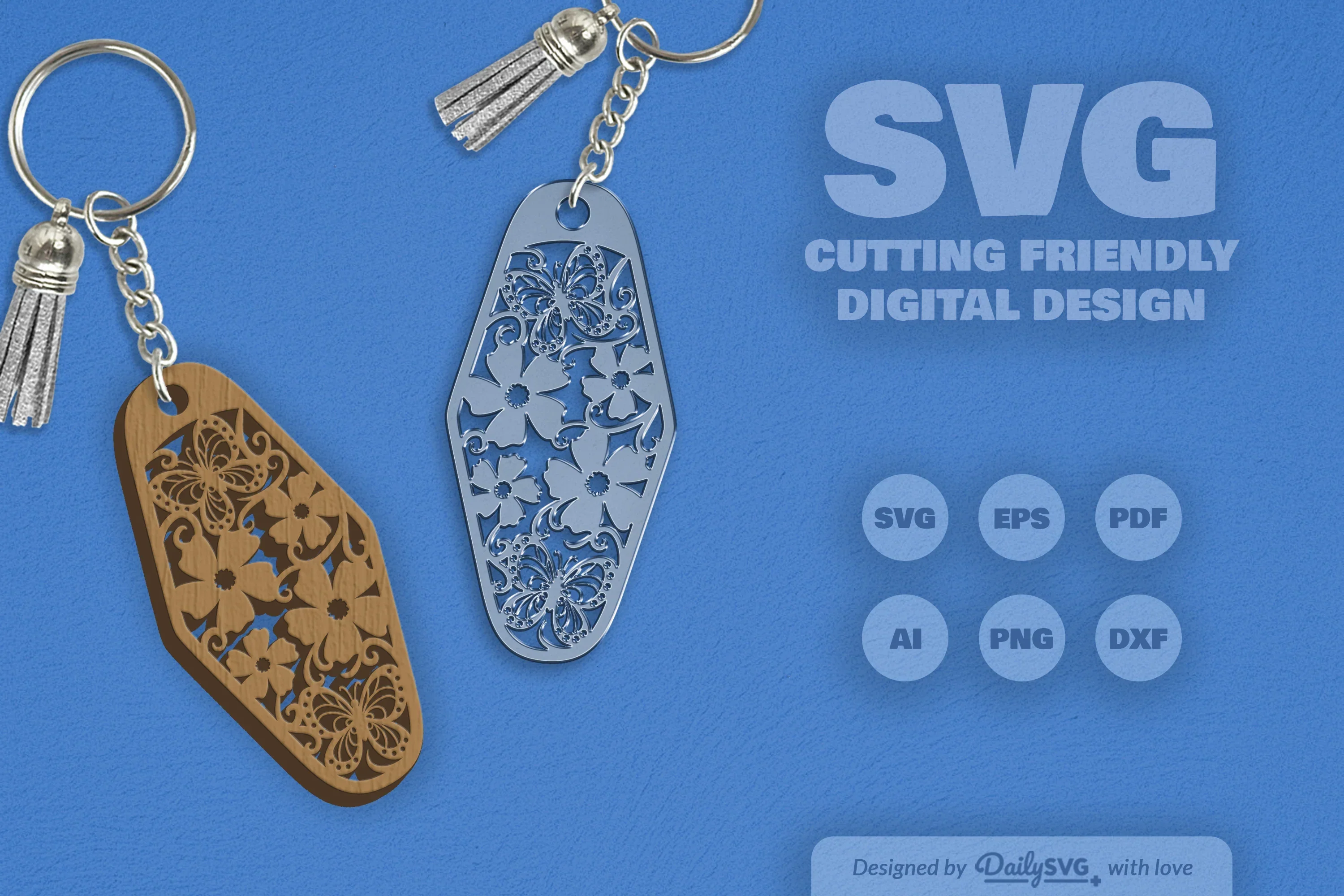 Floral Butterfly Motel SVG Bundle - Image 2