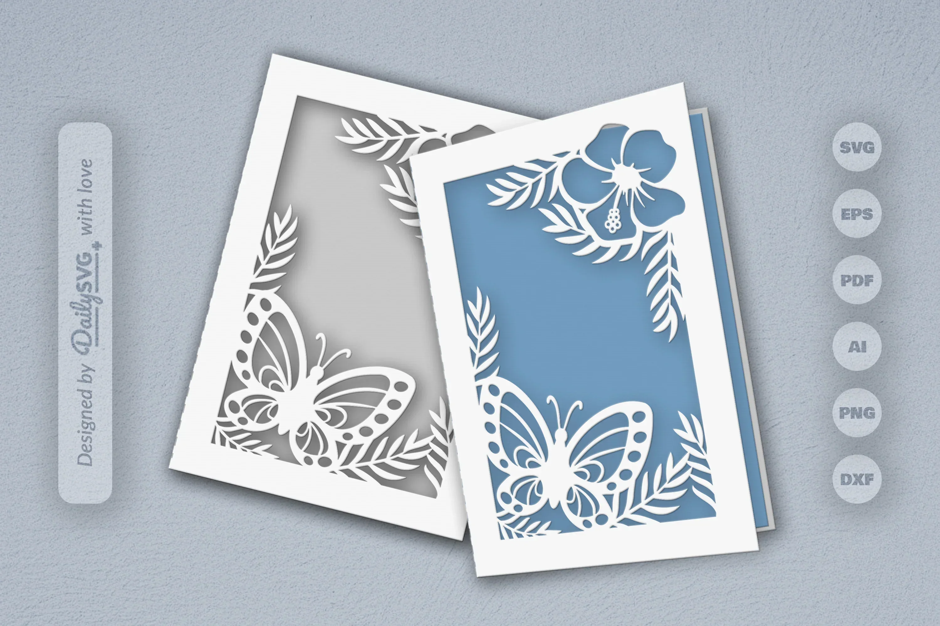 Floral Butterfly SVG Bundle