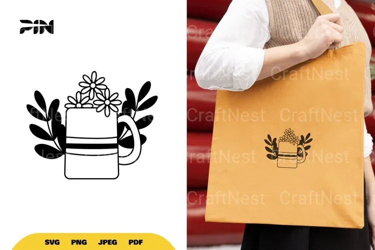Floral Cup SVG Bundle