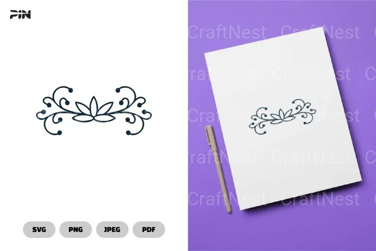 Floral Divider Cards SVG Bundle