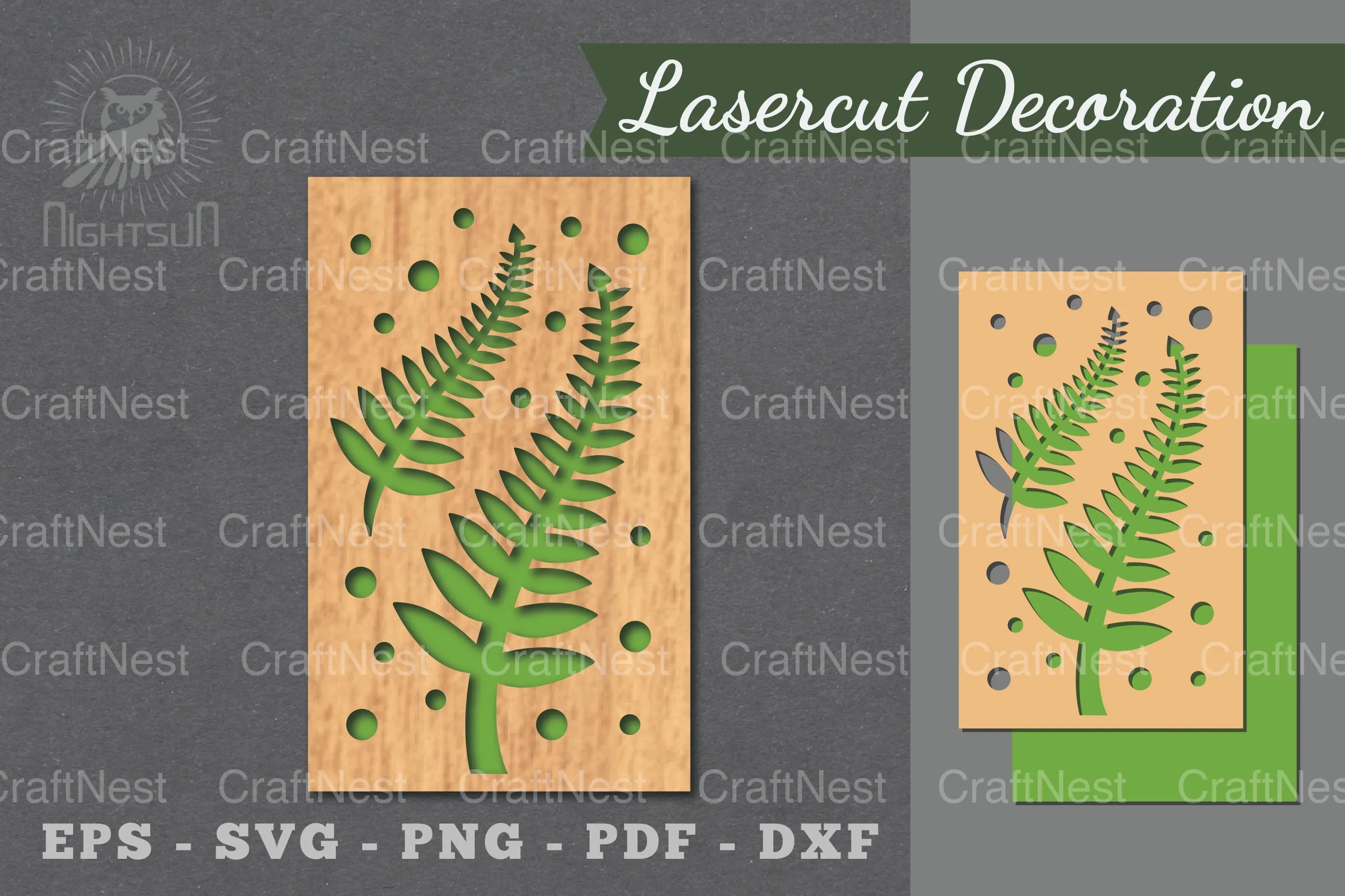 Floral Laser Cut Wall Decor Clipart Bundle
