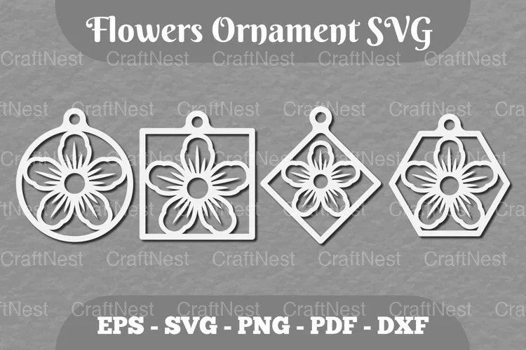 Floral Ornament SVG Bundle