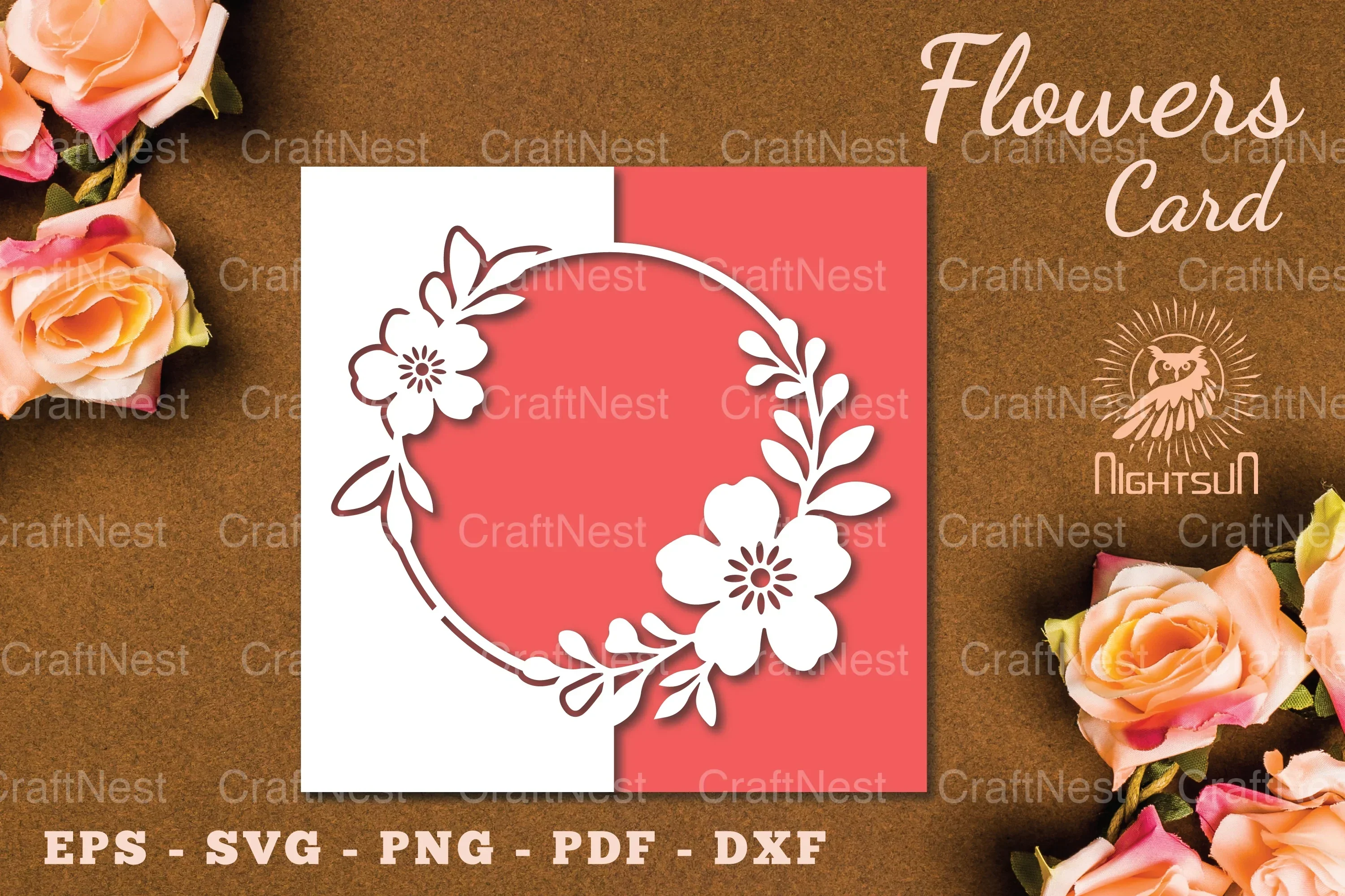 Floral Papercut Card SVG Bundle