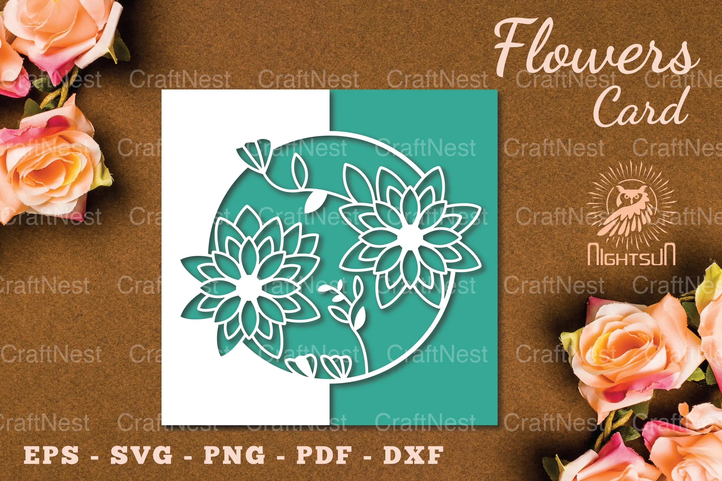 Floral Papercut Card SVG Bundle