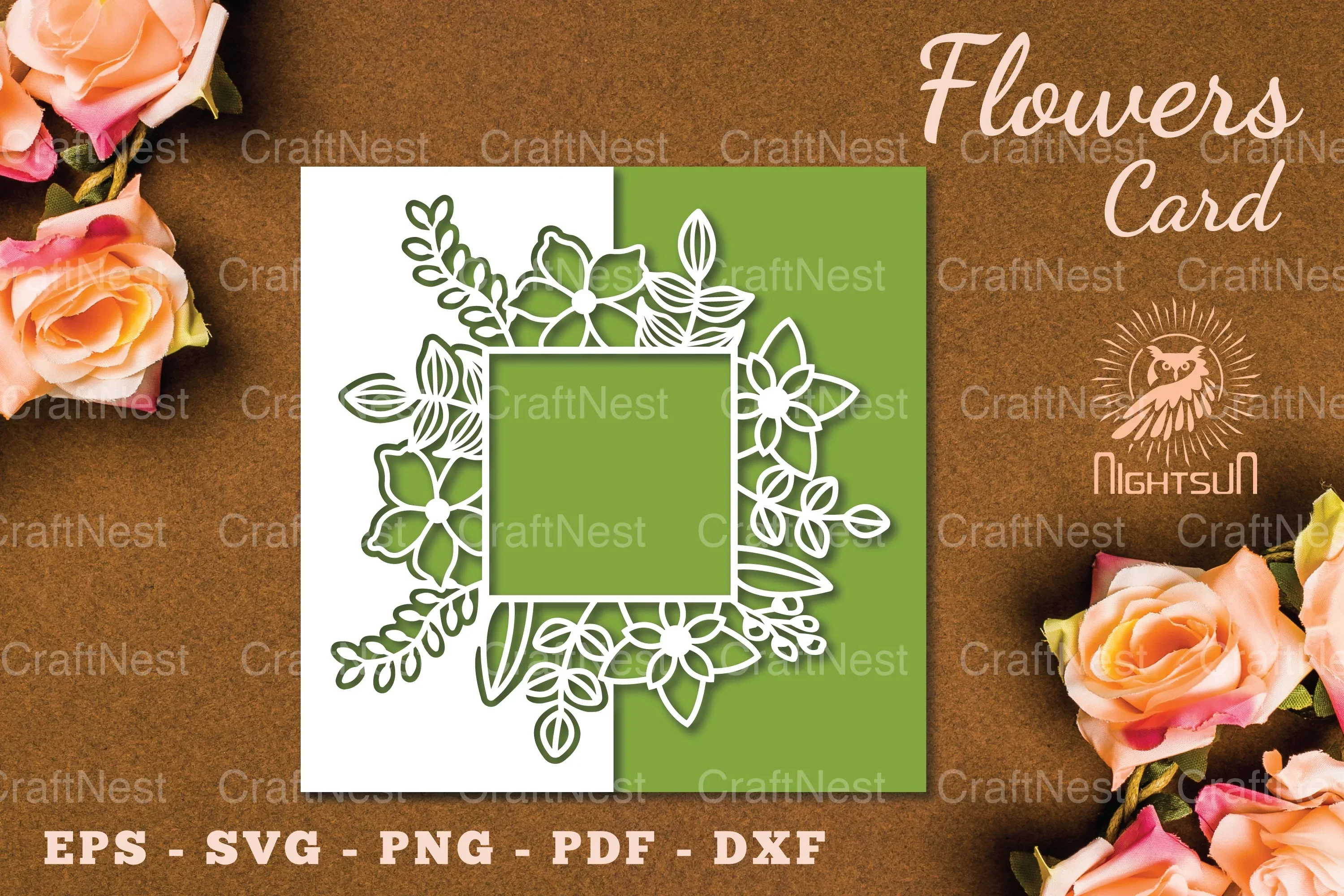 Floral Papercut Card SVG Bundle
