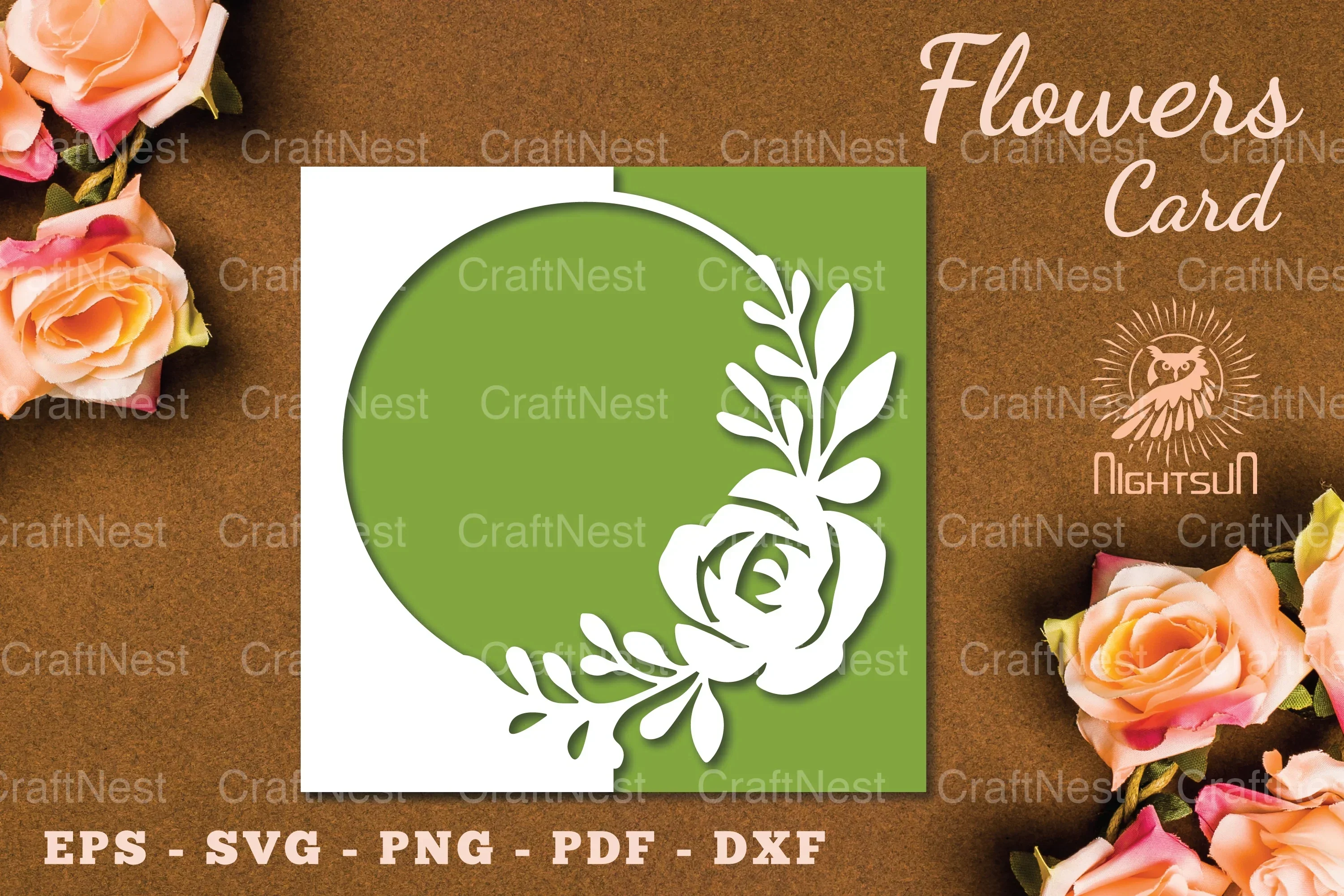 Floral Papercut Card SVG Bundle