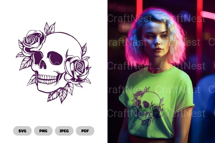 Floral Skull SVG Bundle