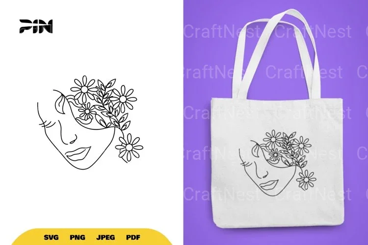 Floral Women SVG Bundle Clipart