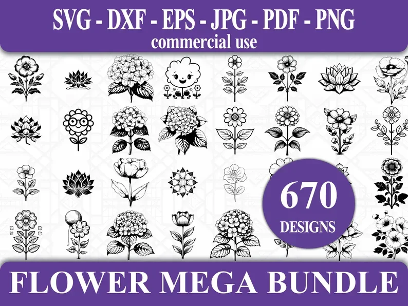 Flower SVG Bundle