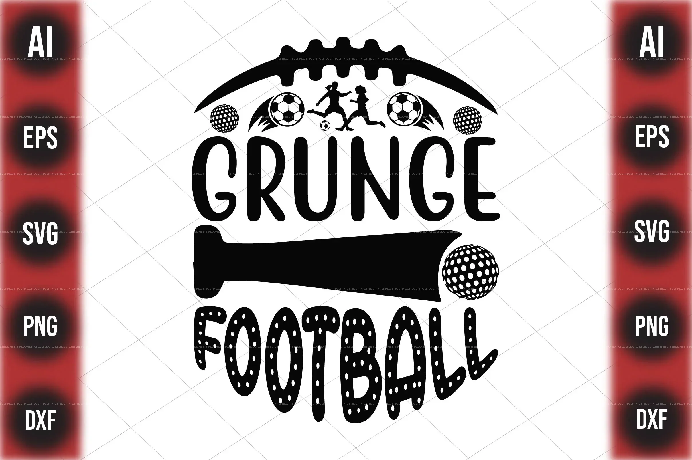 Football Design SVG Bundle - Image 7
