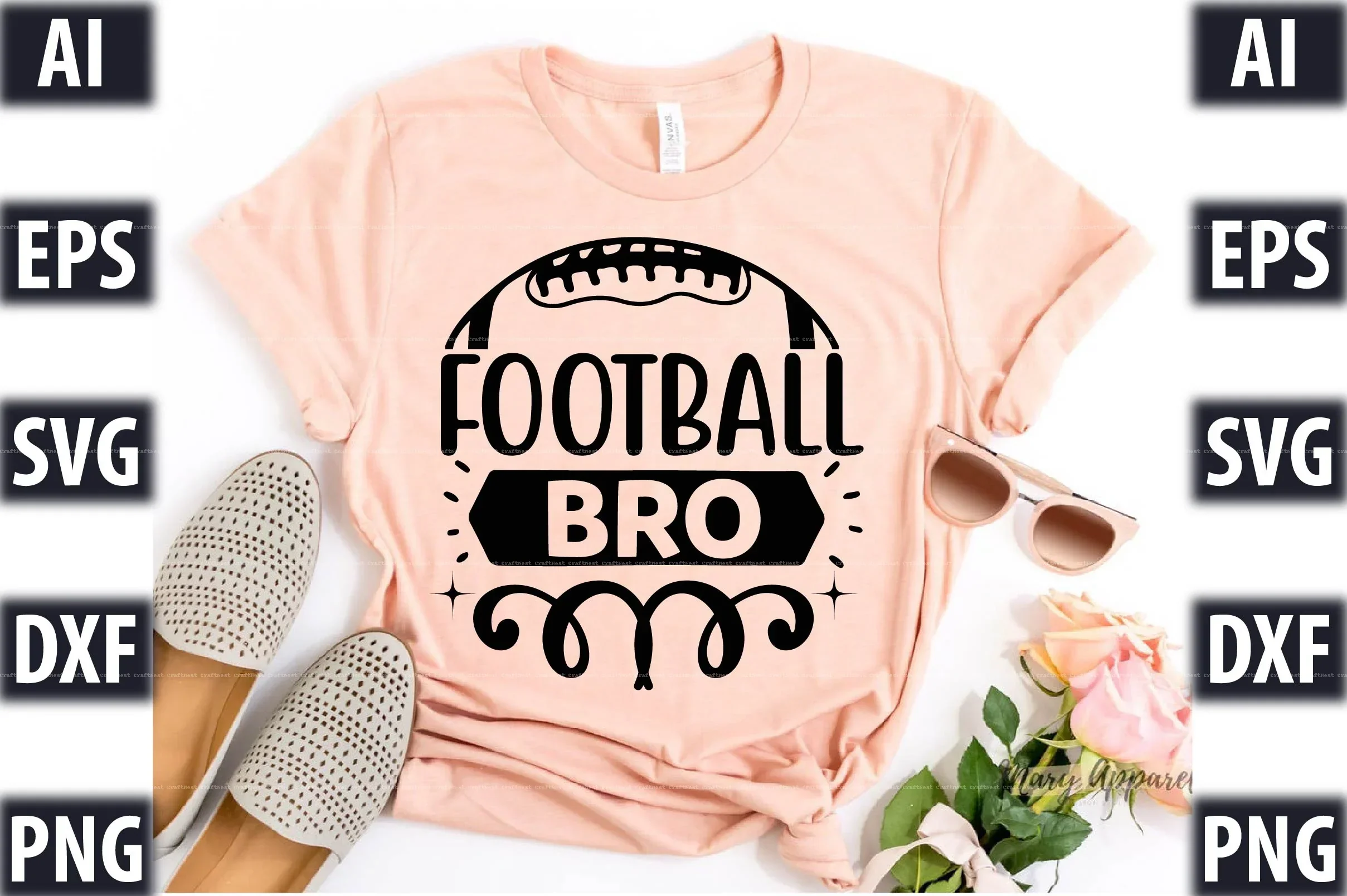 Football Design SVG Bundle - Image 7