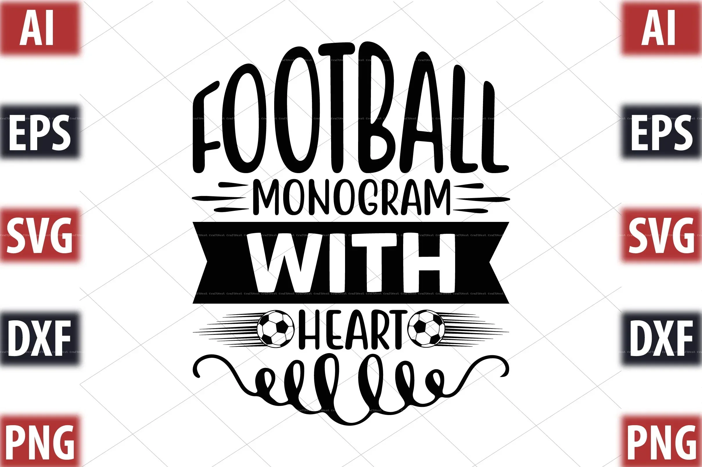 Football Design SVG Bundle - Image 3