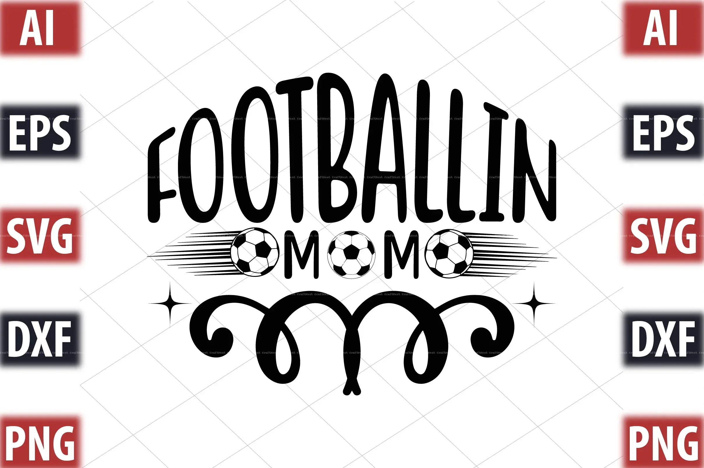 Football Design SVG Bundle - Image 5