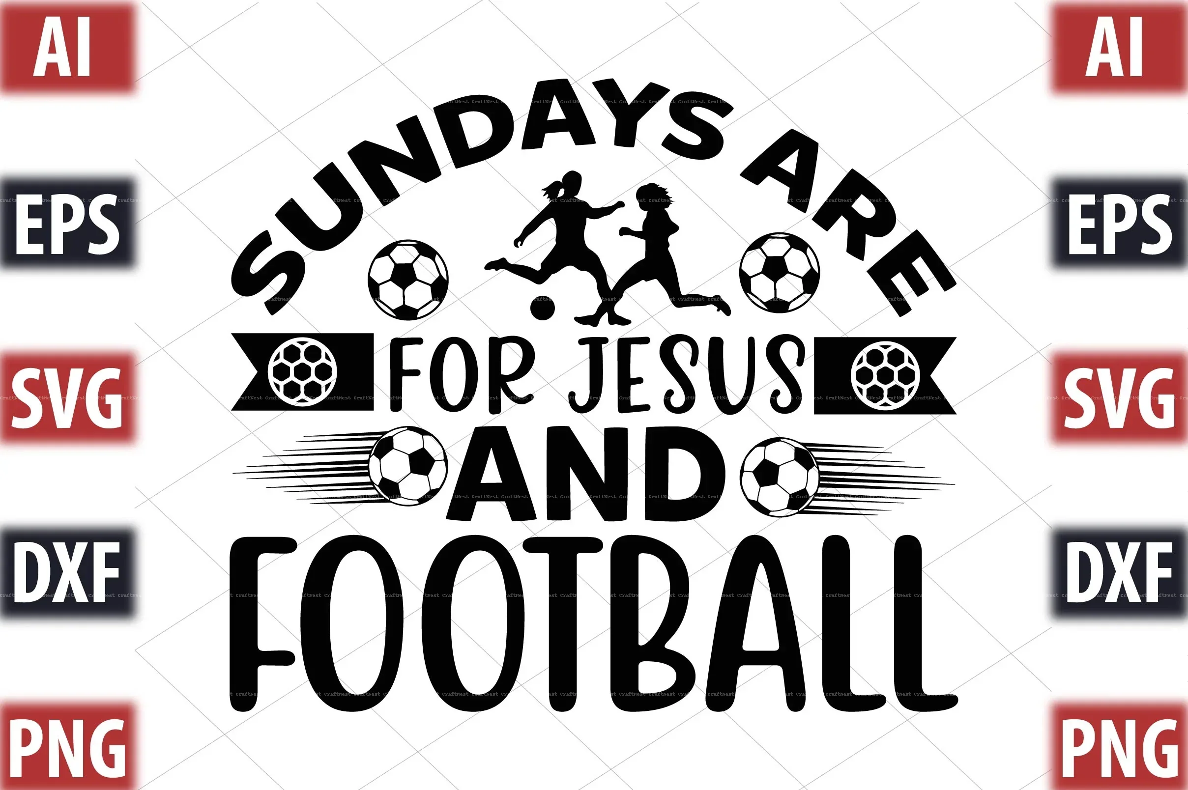 Football Design SVG Bundle - Image 6
