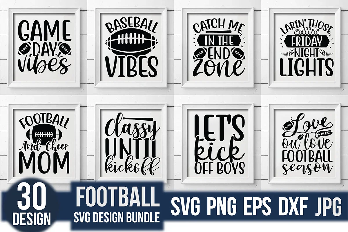 Football SVG Bundle