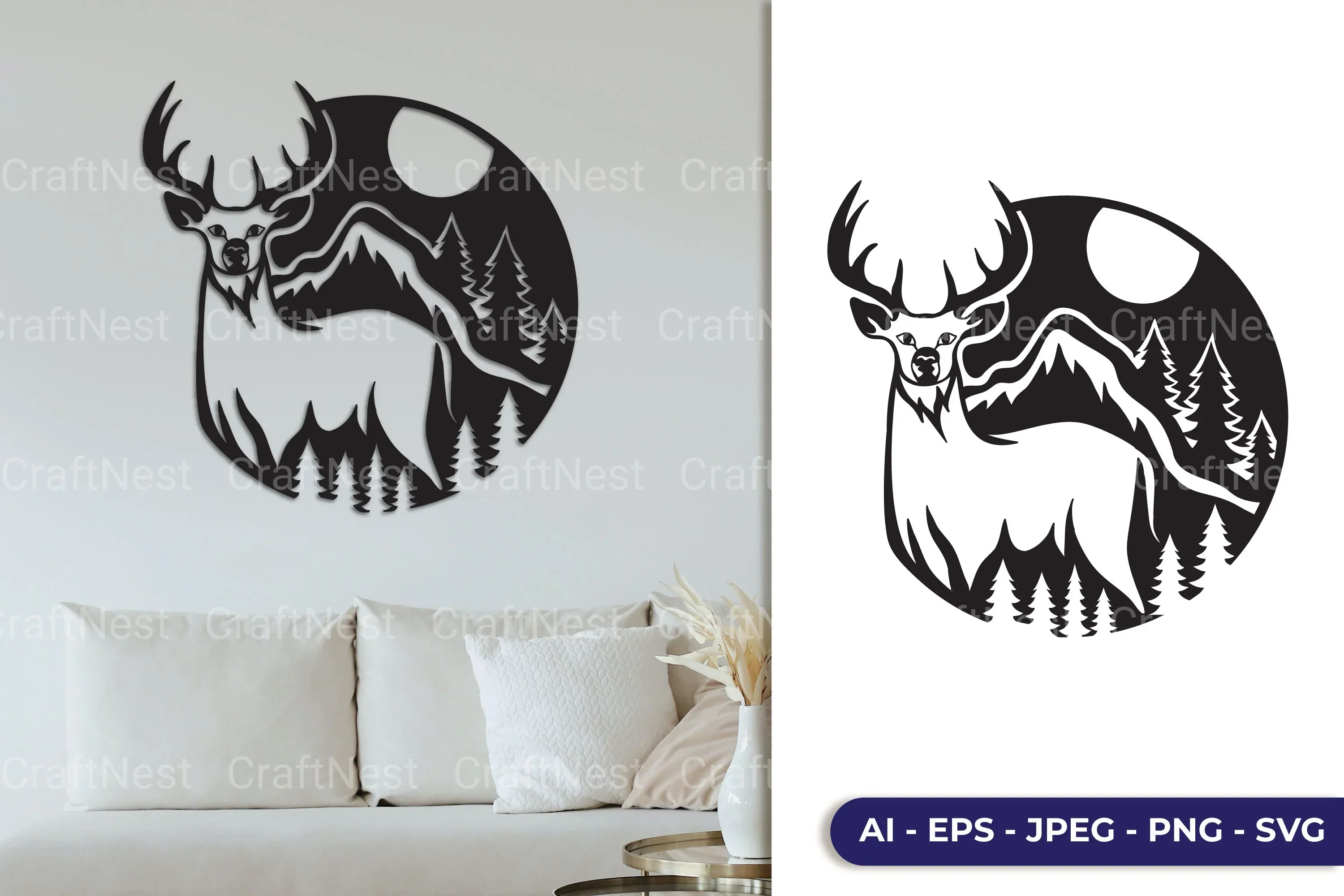 Forest Animal Lasercut SVG Bundle