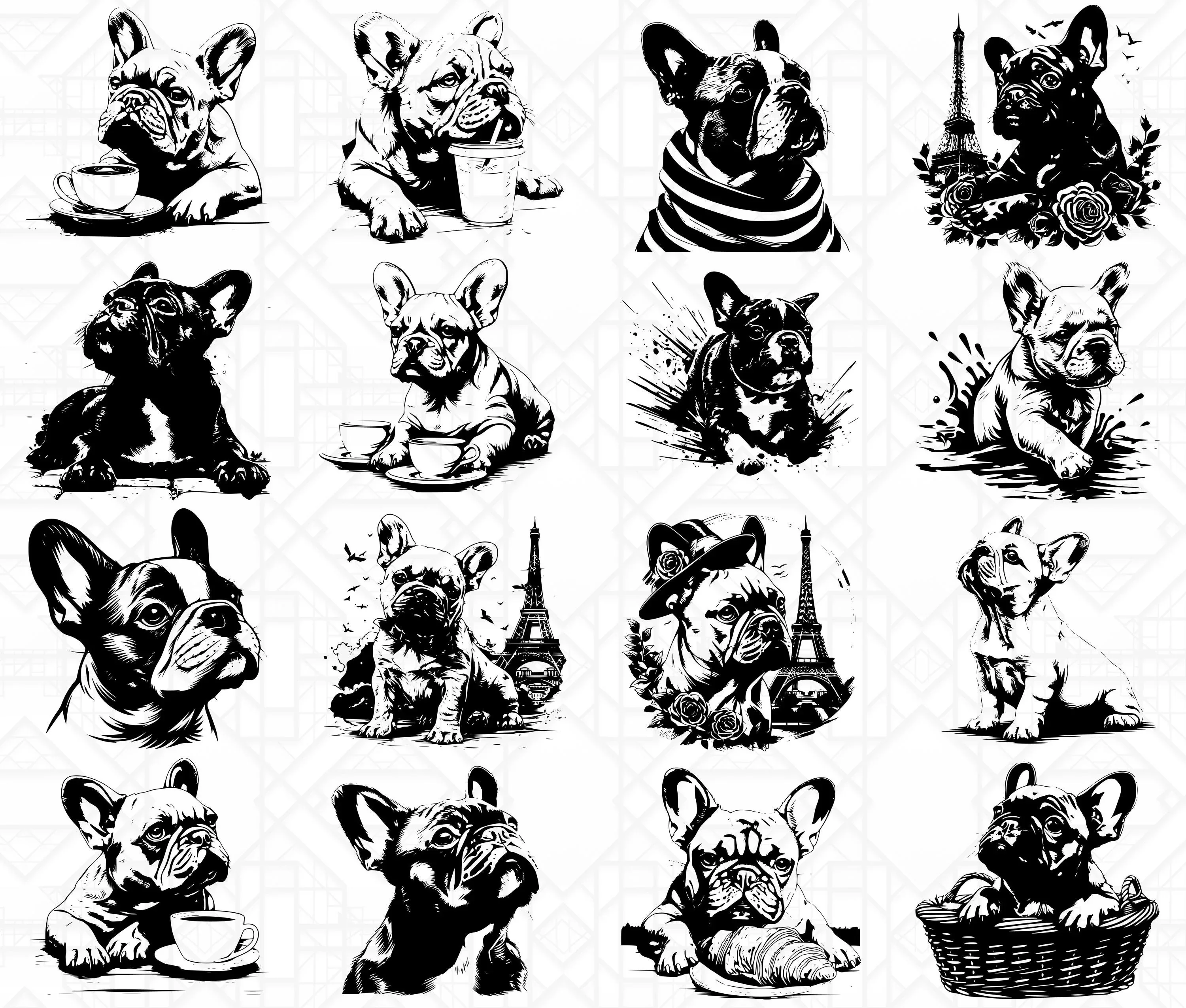 French Bulldog SVG Bundle - Image 2