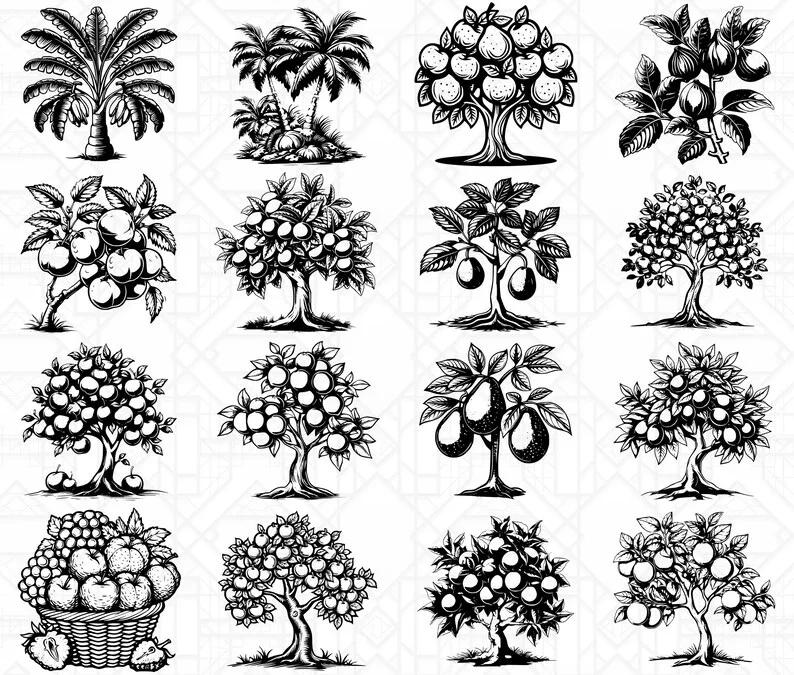 Fruit Trees SVG Bundle - Image 2