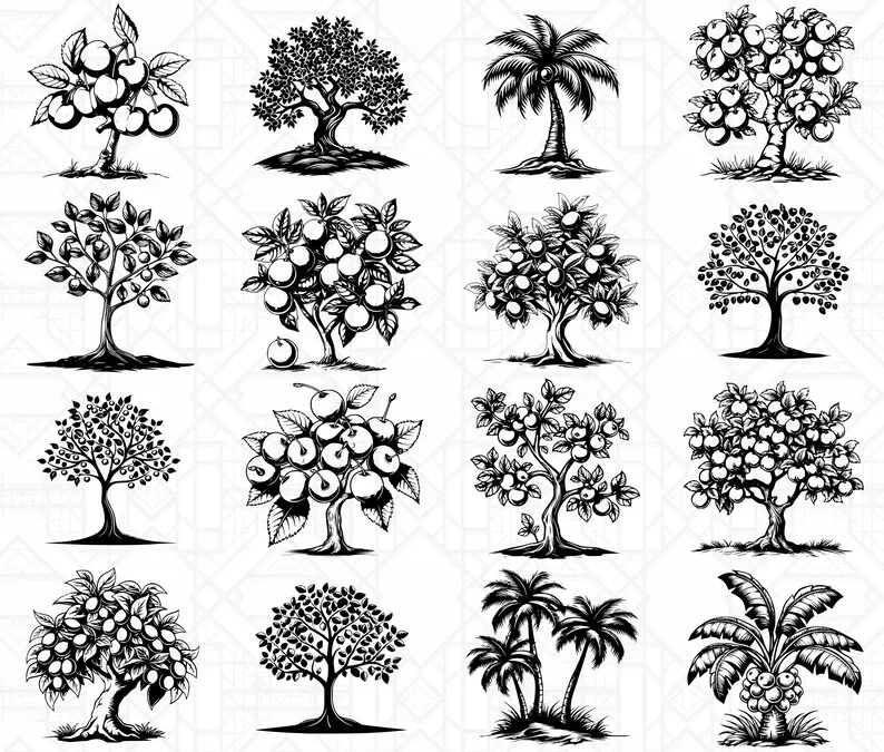 Fruit Trees SVG Bundle - Image 3